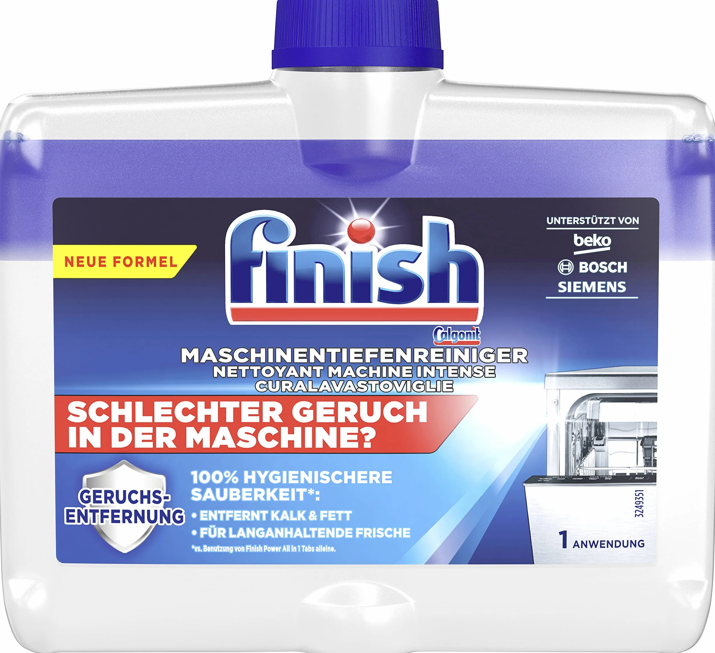 Finish Głęboki środek do czyszczenia maszyn 250 ml