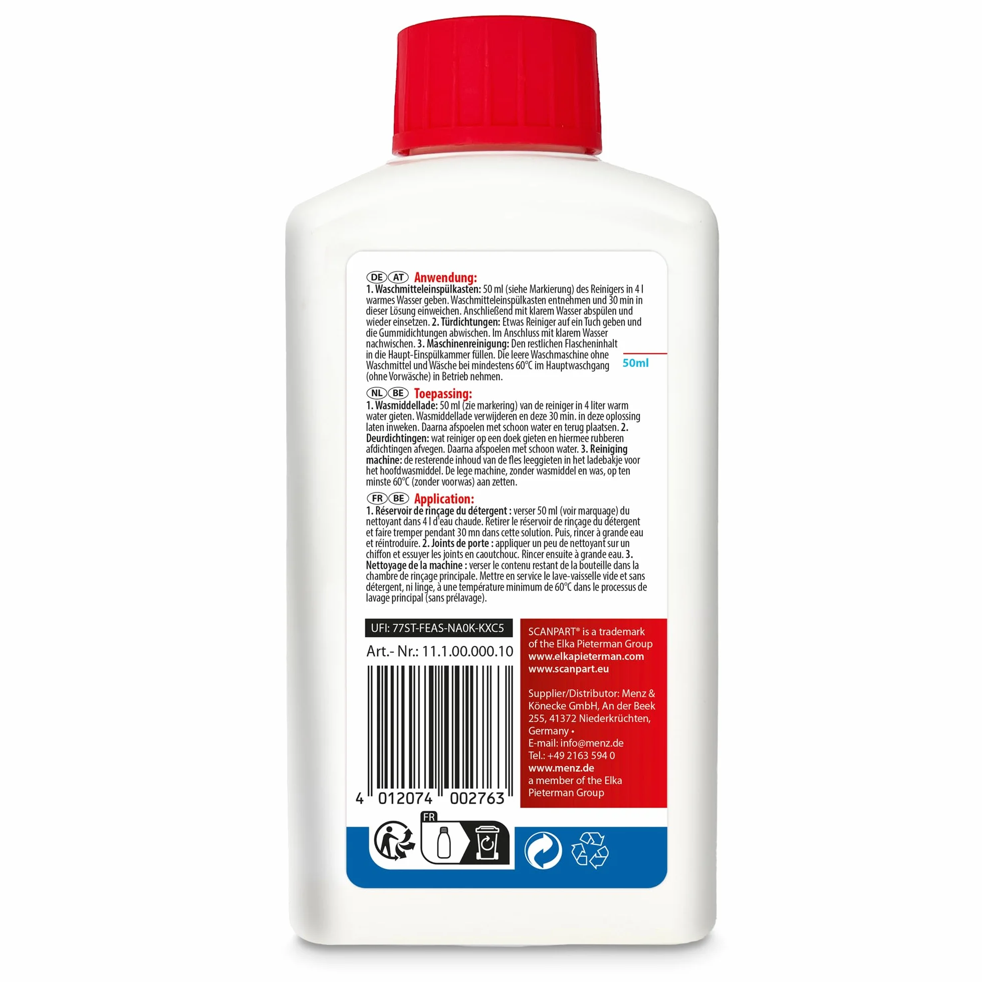 Scanpart środek do pielęgnacji pralki 250 ml