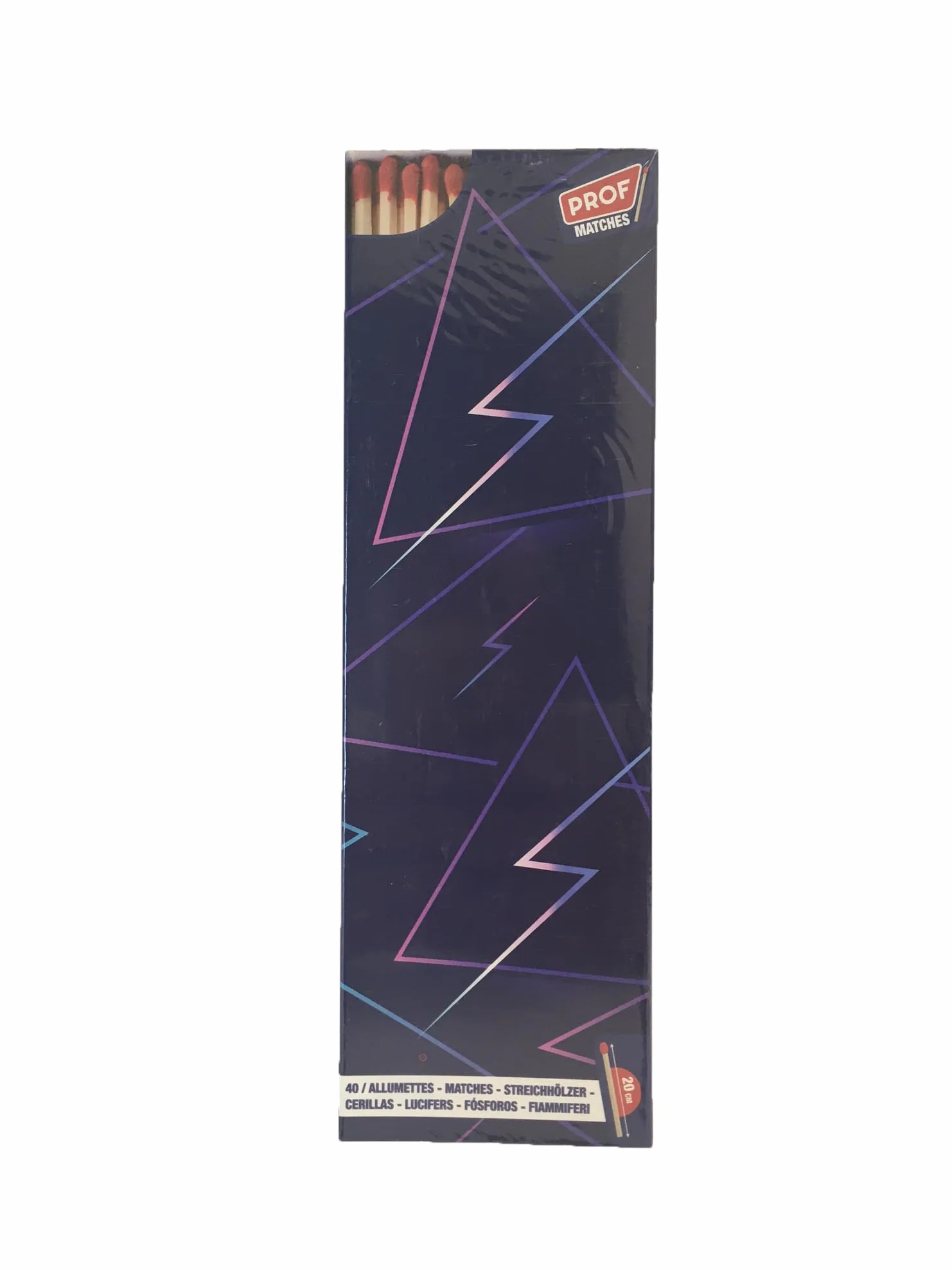 Długie zapałki XXL drewniane 20 cm 40 sztuk do kominka grilla pieców