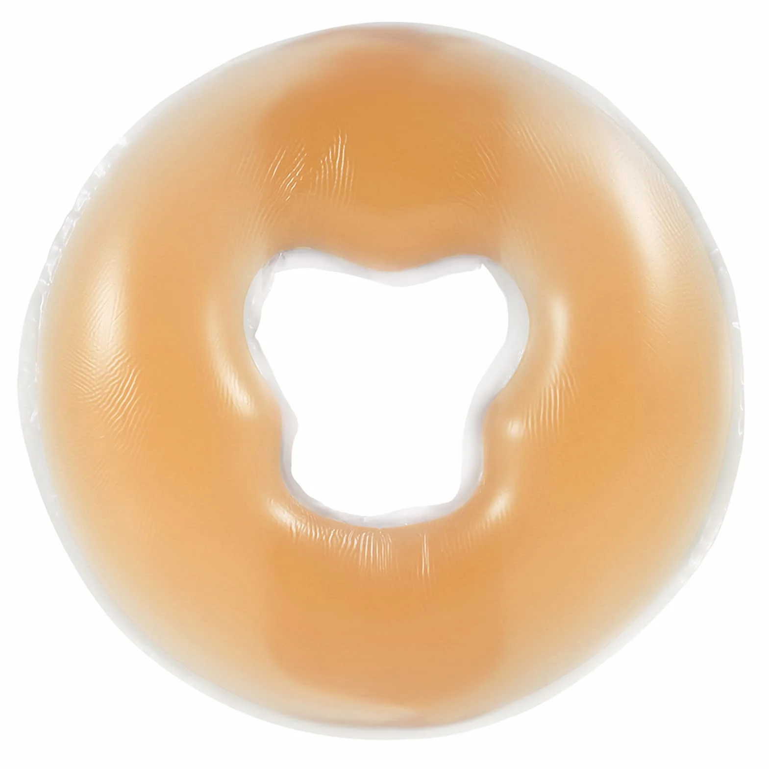 Wakects Żel silikonowy stół do masażu twarzy 4 kolory Poduszka do masażu twarzy wielokrotnego użytku do salonu piękności SPA 26 X 1.8 Cm(kolor skóry)