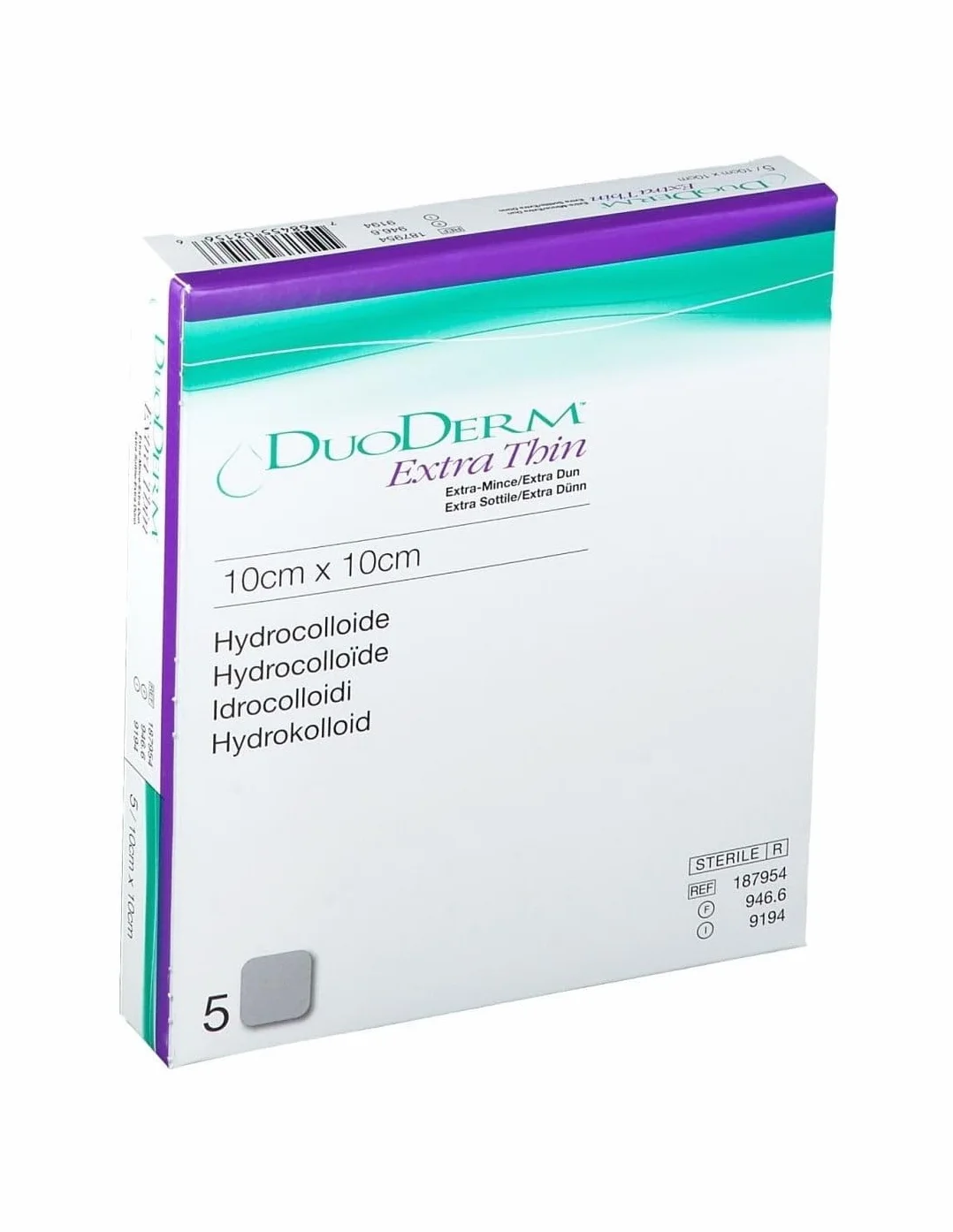 DuoDerm Bardzo cienki opatrunek hydrokoloidalny 10 cm x 10 cm firmy ConvaTec