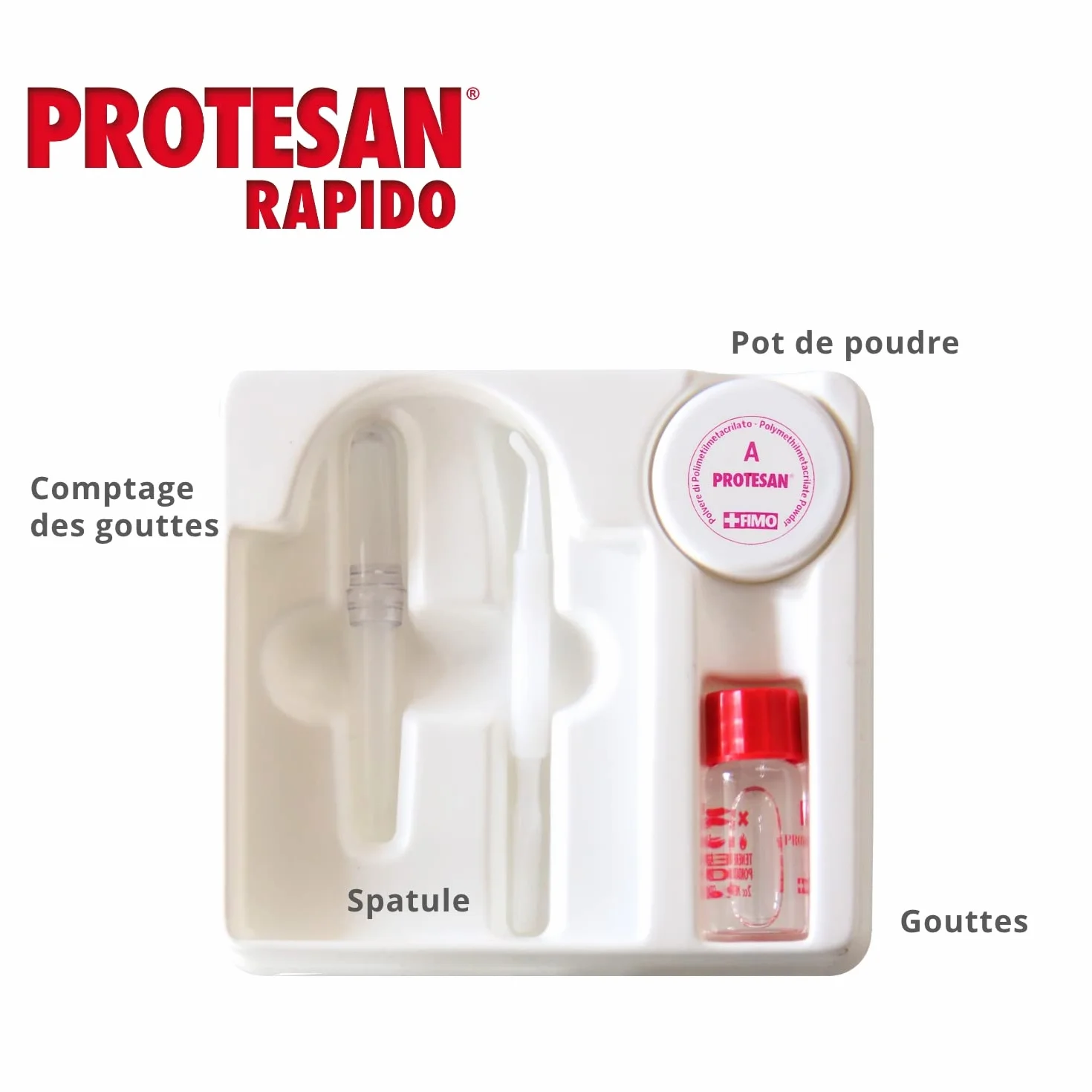 Protesan Rapido 7 Naprawa Protez, Biały, 3 ml