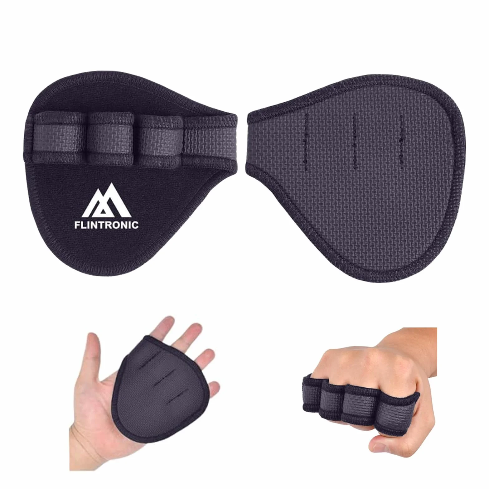 Flintronic Podkładki do ćwiczeń fitness antypoślizgowe neoprenowe 4 pętelki na palce