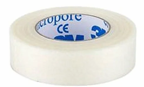 Taśma chirurgiczna 3M Micropore, hipoalergiczna, biała, 1,25 cm x 9,1 m, opakowanie 6 szt.