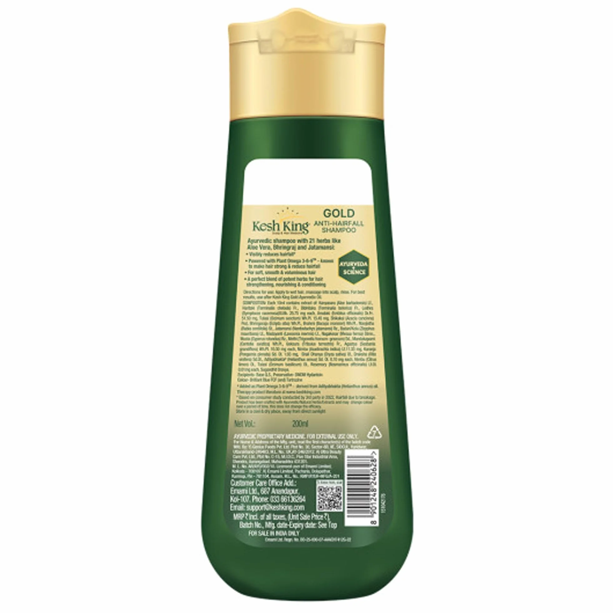 Emami Kesh king szampon przeciw wypadaniu włosów - 200 ml - Indie