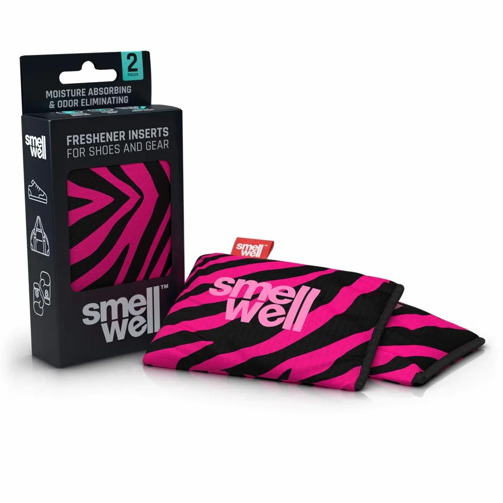SmellWell poduszka osuszająca i odświeżająca do butów, różowa zebra