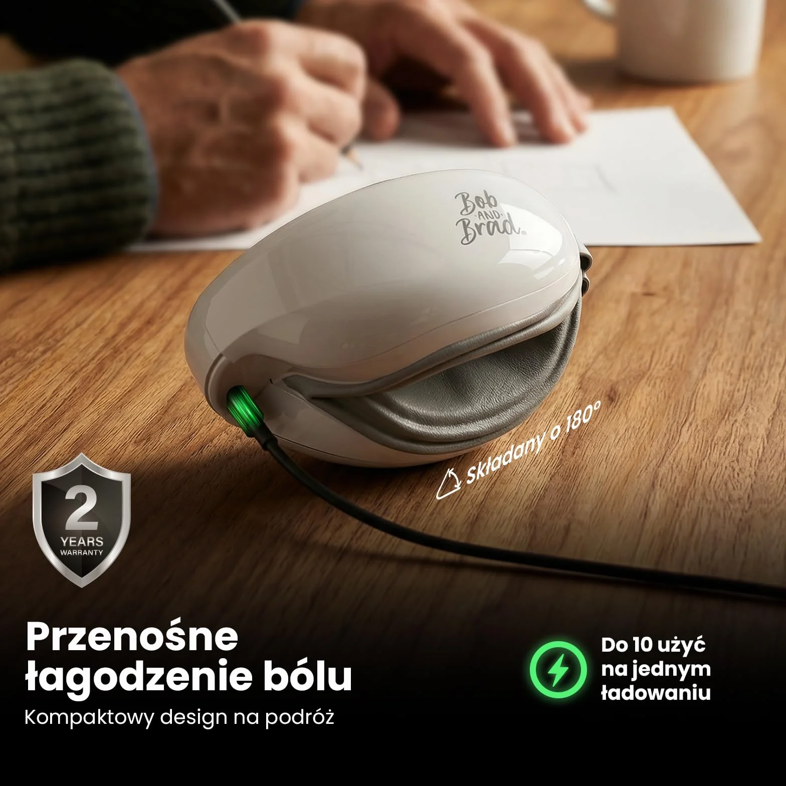 Bob and Brad EyeOasis 3 masażer do oczu z podgrzewaniem i chłodzeniem, kompresją i muzyką, inteligentna maska na oczy