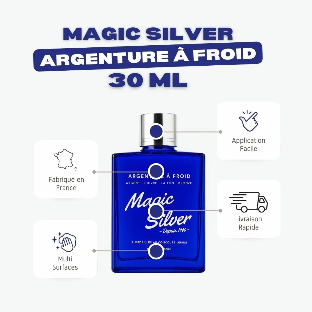 Magic Silver Srebro na zimno 30 ml środek do czyszczenia srebra i biżuterii
