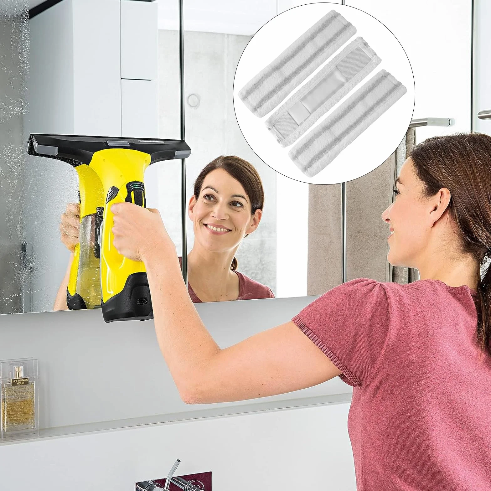 Karcher podkładki do czyszczenia szyb z mikrofibry WV1 WV50 WV75