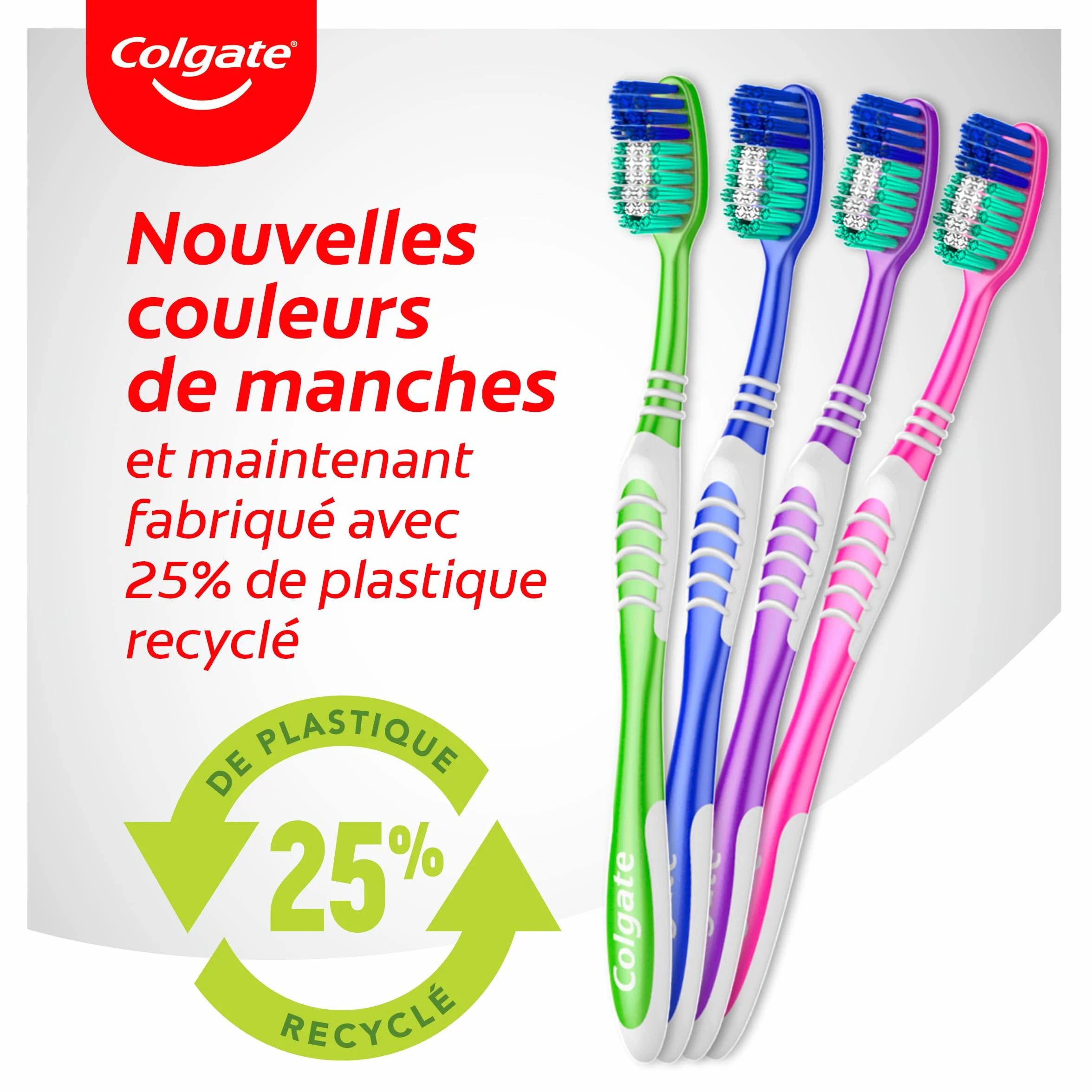 Colgate Multi Action Medium Szczoteczka 4 Sztuki