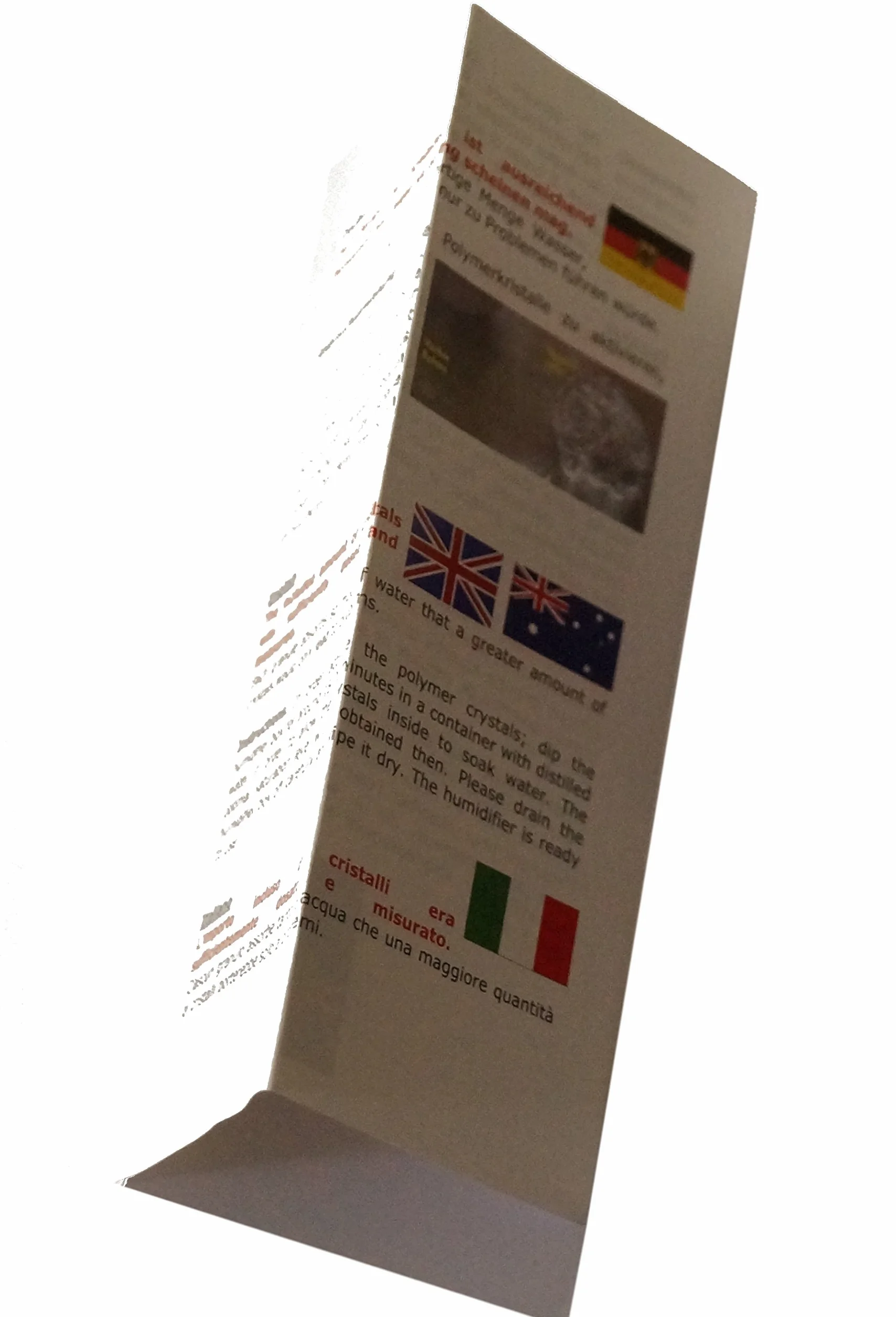 GERMANUS Humidor Nawilżacz do cygar quad złoty z kryształami