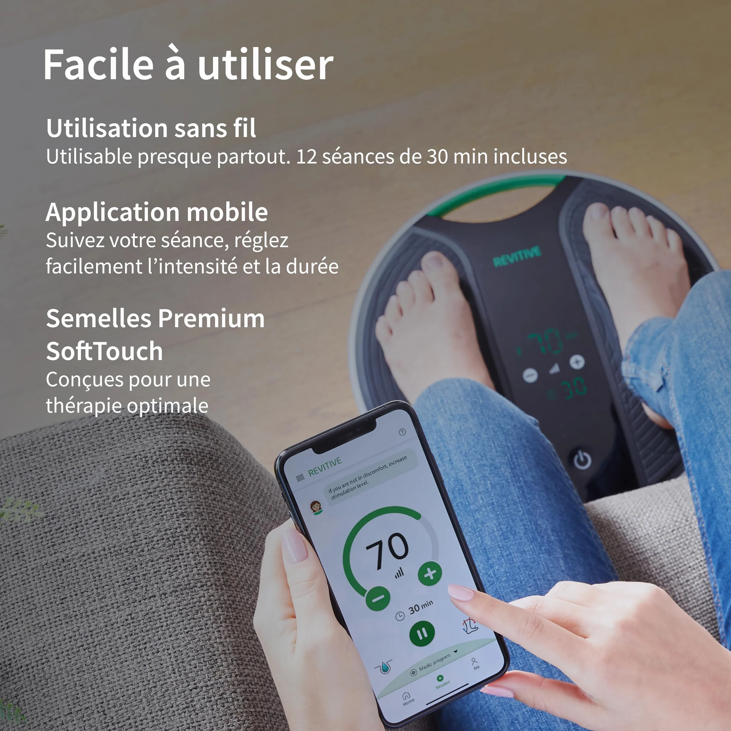 NOWOŚĆ I ULEPSZONE: Revitive Medic Coach | Połączona Terapia krążenia | Kompleksowa ulga w bólu: Nogi, Kolana, Ciało