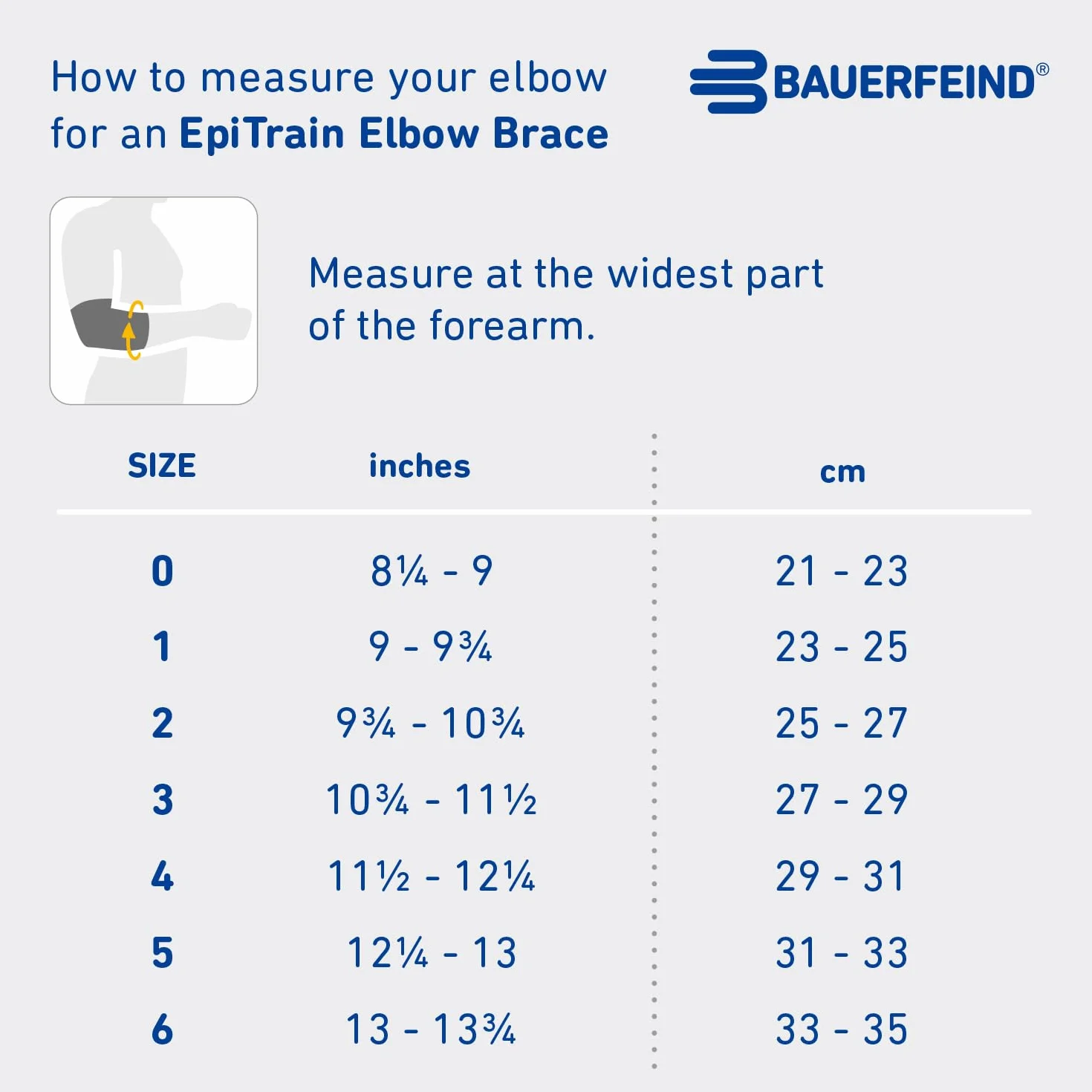 BAUERFEIND EpiTrain Titan Wsparcie łokcia rozmiar 4