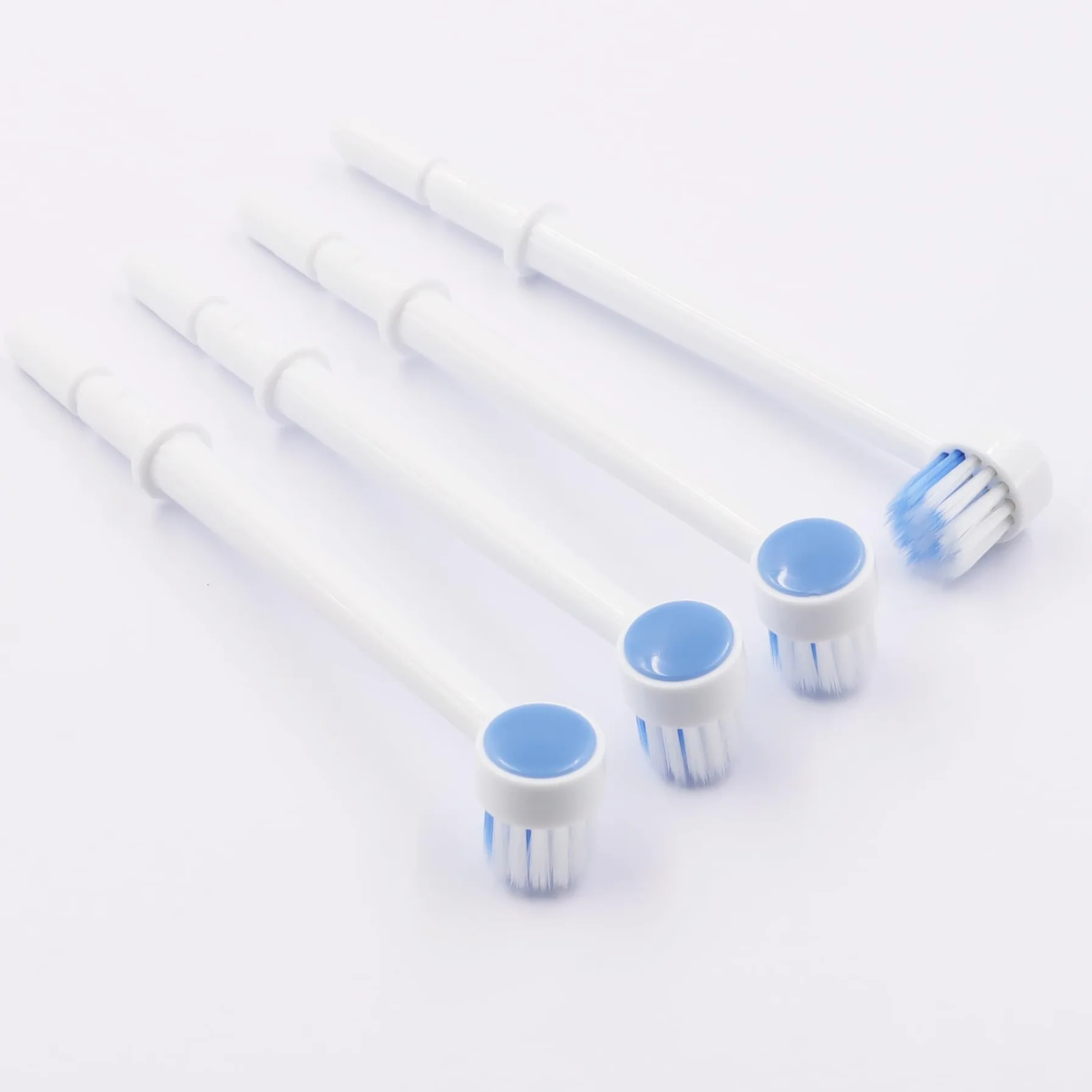 Zamienne końcówki kompatybilne z Waterpik WP-667; 4 końcówki głowicy szczotki; do wody wodnej Aquarius WP-660 WP-100 WP-900 WP-580