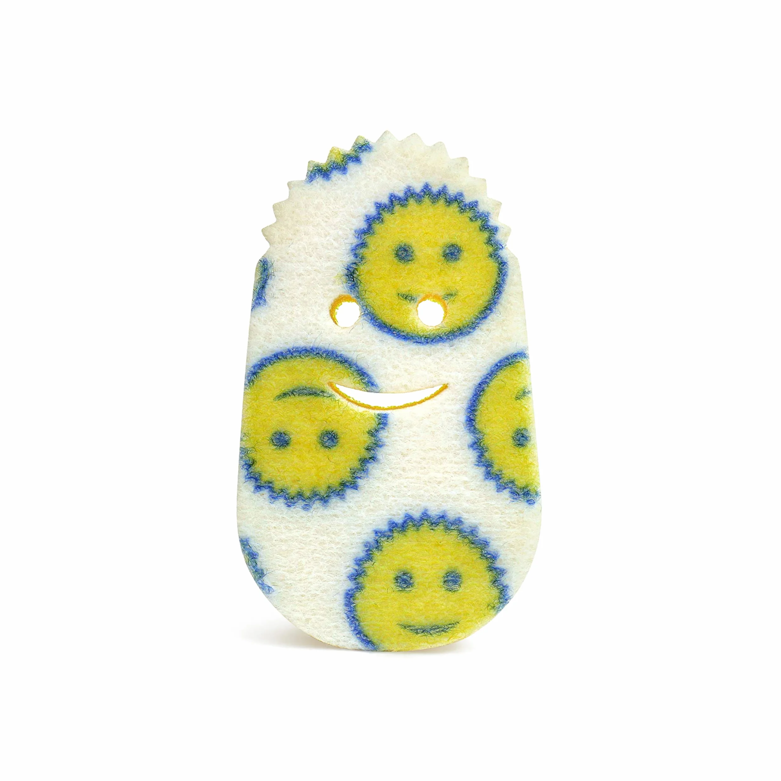 Scrub Daddy Dish Daddy FlexTexture Gąbka do Naczyń z Uchwytem i Dozownikiem Płynu, Niebieski