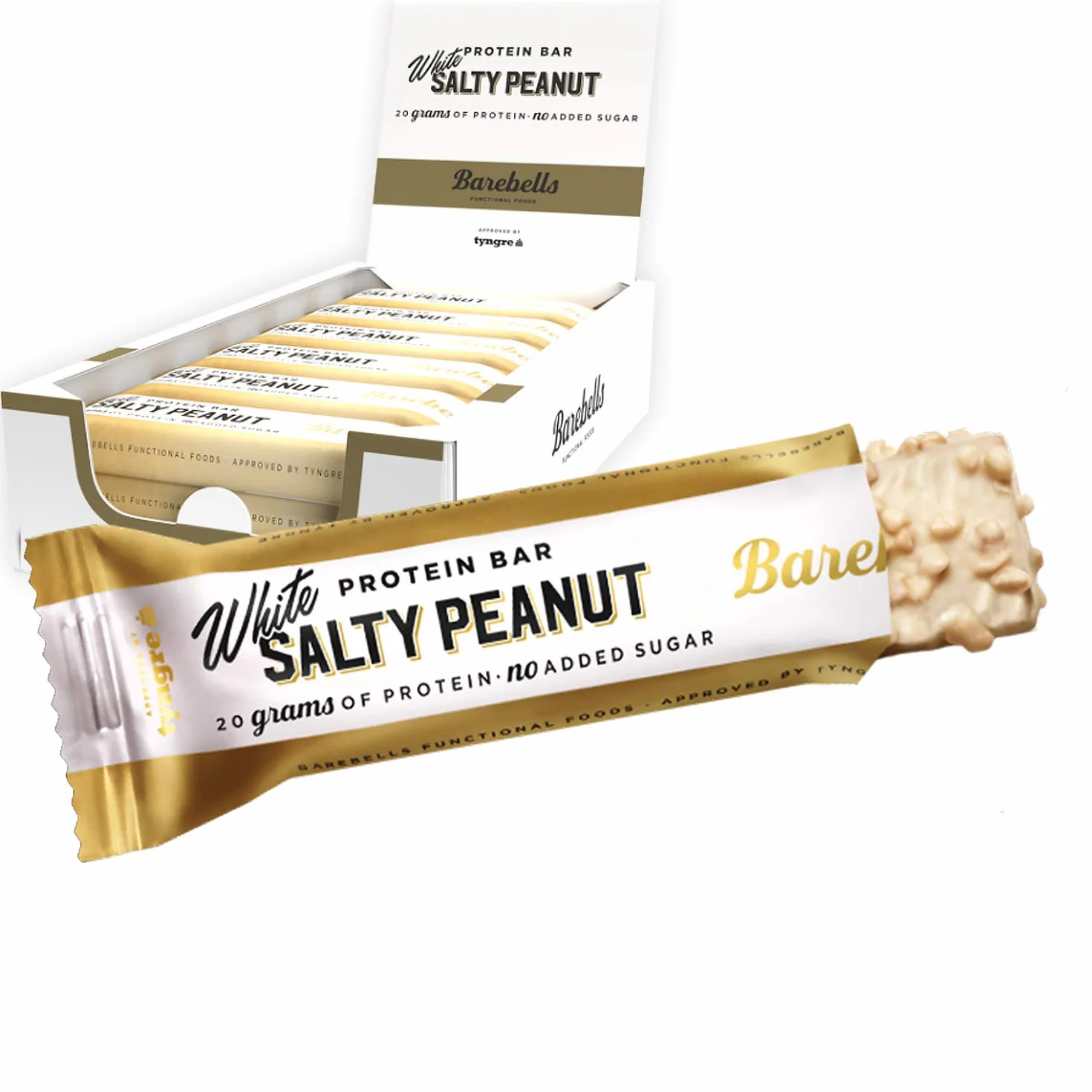 Barebells Protein Bar White Salty Peanut 12 x 55 g