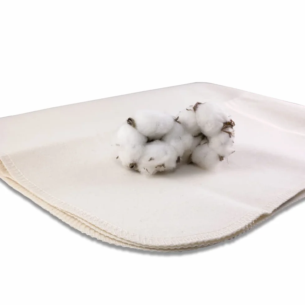 GRÜNSPECHT Naturprodukte 164-00 Wodoszczelna Wkładka do Łóżka 70 x 100 cm Biała