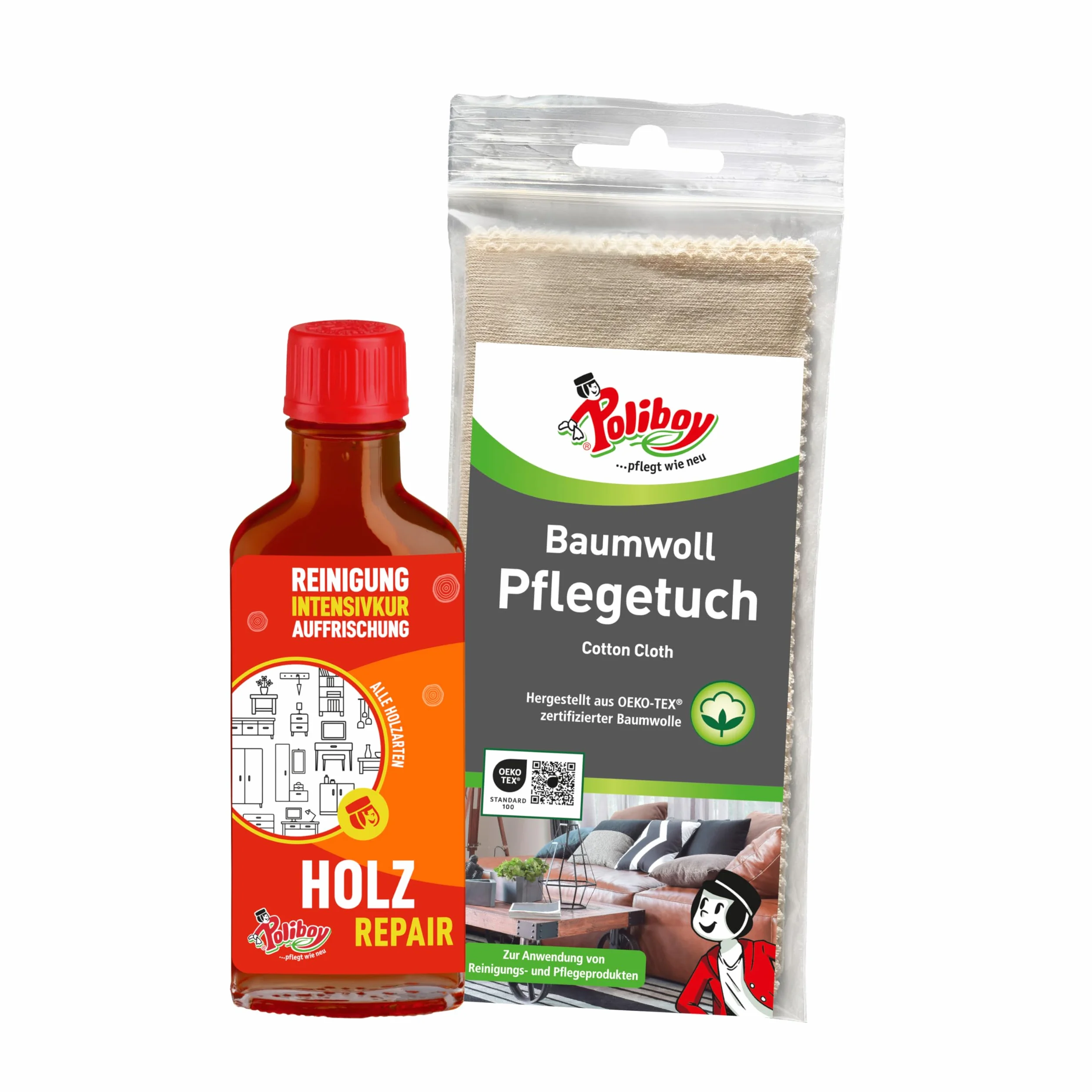 POLIBOY Wood Repair średniobrązowa politura do mebli 100 ml