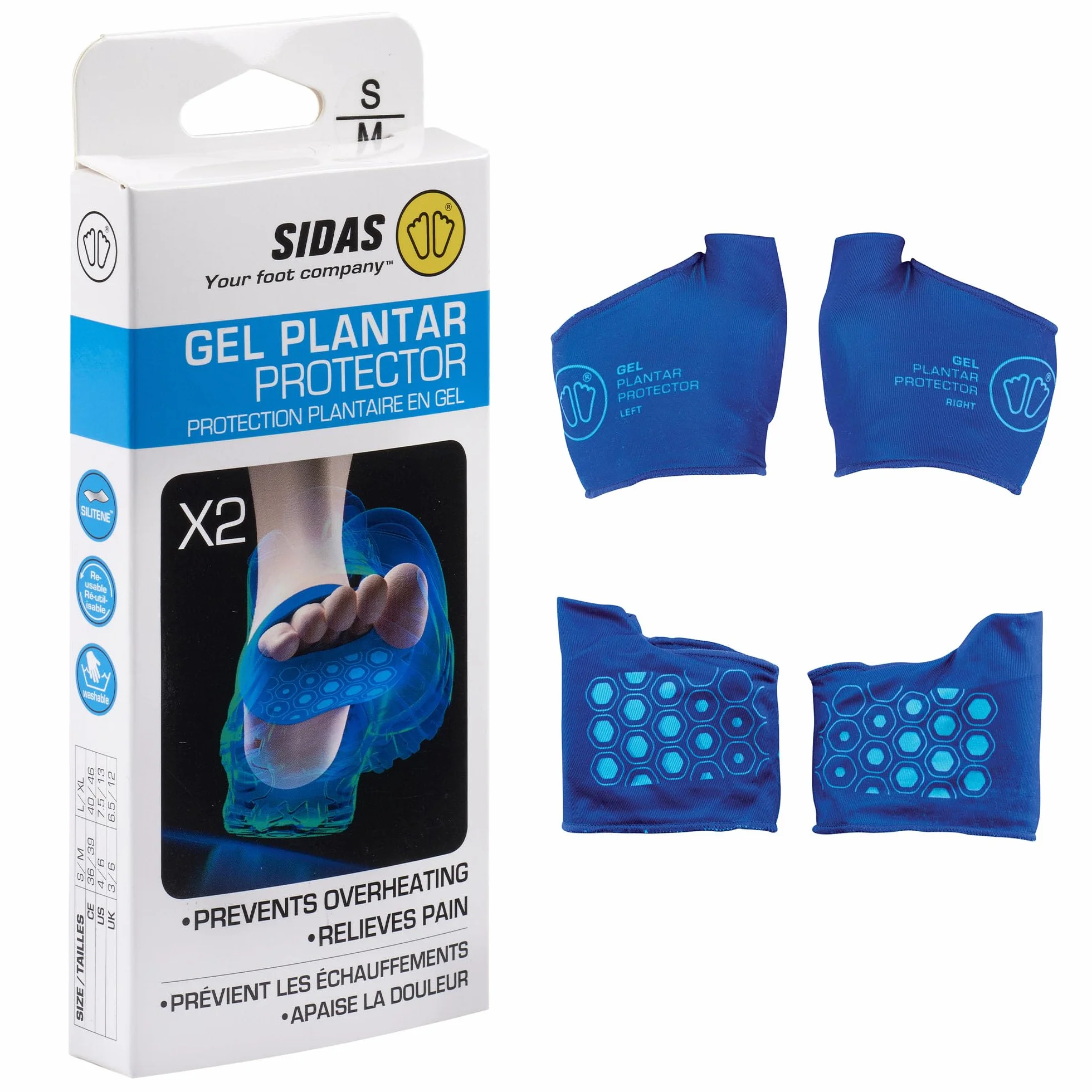 Sidas Askinglplapr17 żel unisex