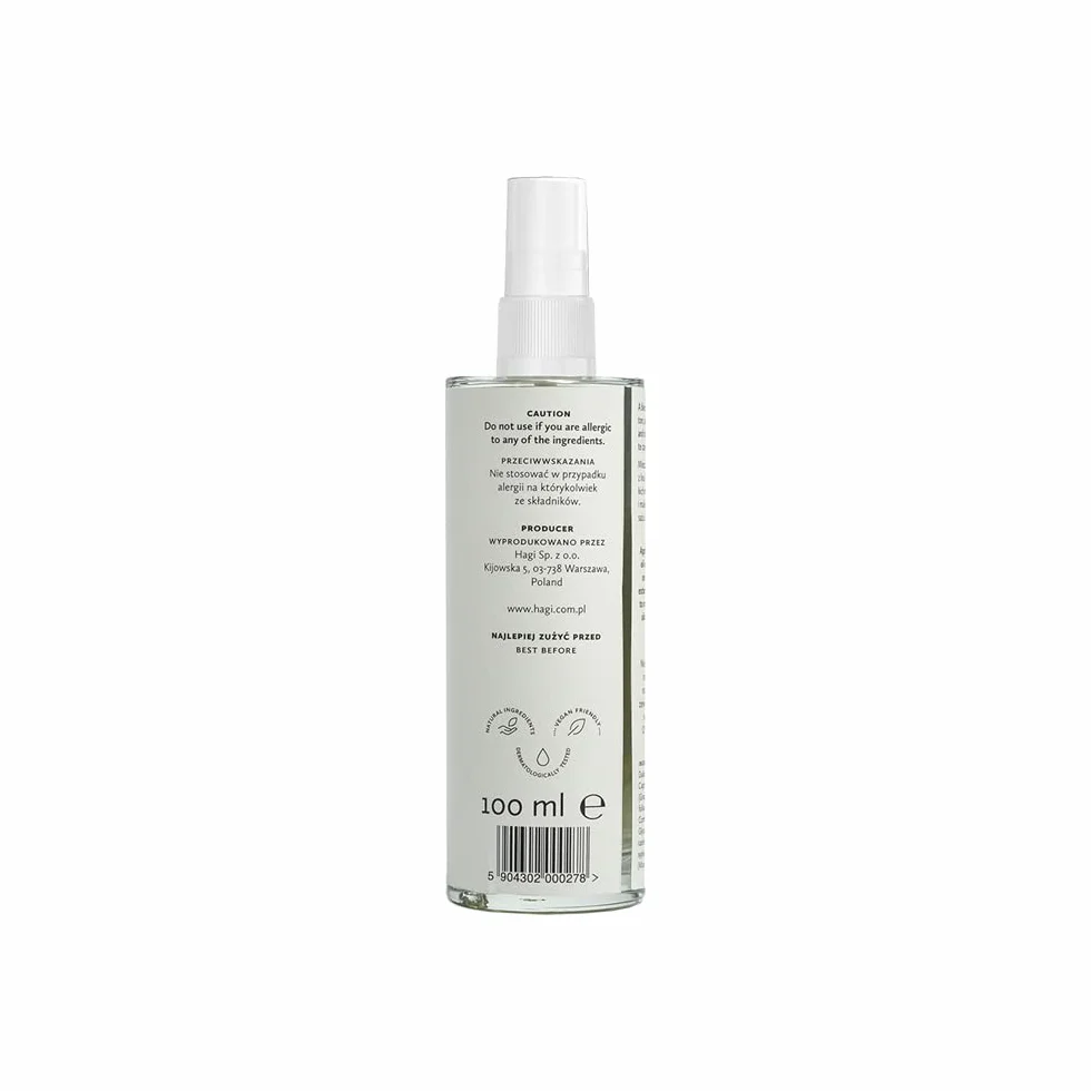 Hagi Naturalny Olejek Intymny 100 ml | Pielęgnacja intymna, po goleniu i depilacji | Nawilża skórę | Wegański