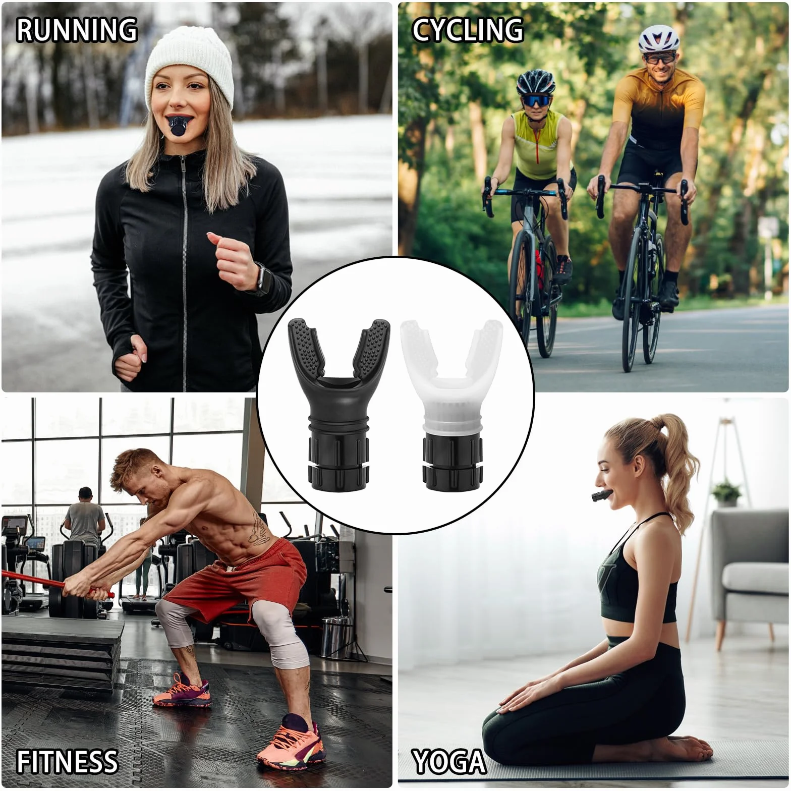Trener Lung, odpowiedni do ćwiczeń oksydacyjnych, trener oddechu, redukcja ruchu z regulowanymi oporami dla poprawy Flexer Lung, Cardio i Lignosus Oddychanie, Czarny