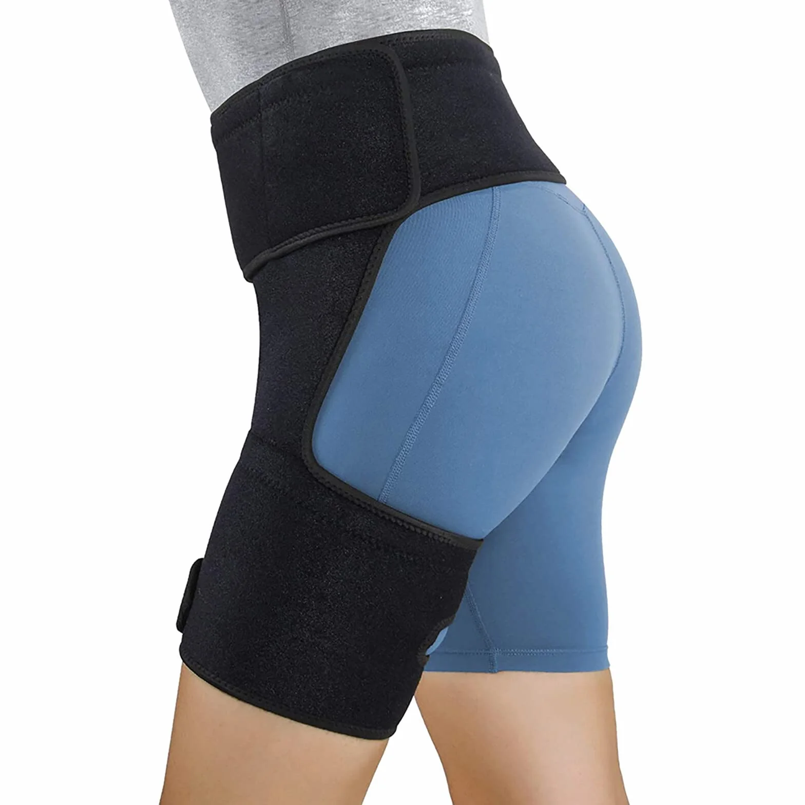 Opaska uciskowa na biodra na rwę kulszową kompresja stabilizator stawów dla mężczyzn kobiet
