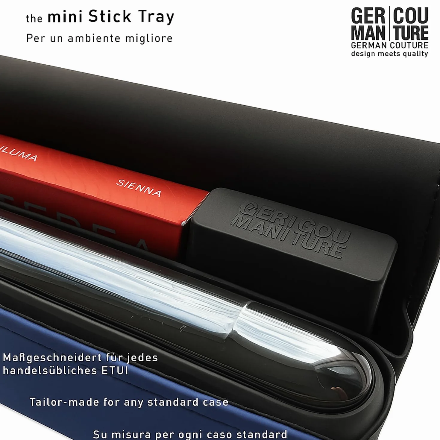 GC Mini Stickbecher Stick-Tray kompatybilny z IQOS TEREA ILUMA PRIME One HEETS i LIL - Etui torebka popielniczka Akcesoria do użytych patyczków