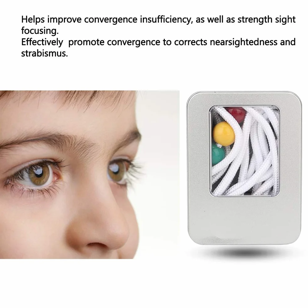 Brock Strabismus Widzenie Terapia Sight Narzędzia treningowe dla dzieci Korekcja Myopic Strabismus