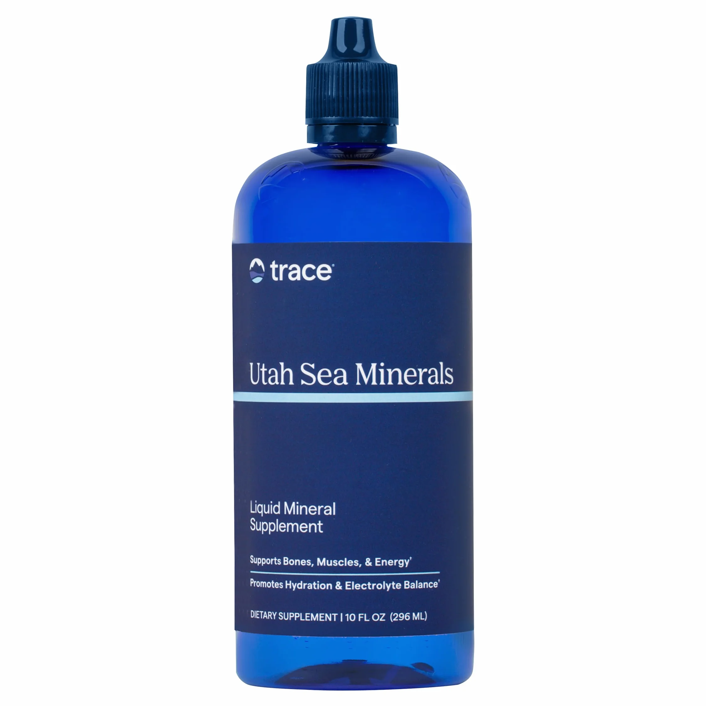 Trace Minerals Minerały morskie Utah 473 ml, naturalnie występujące minerały, napój zastępczy z elektrolitem sportowym, przyprawa do soli