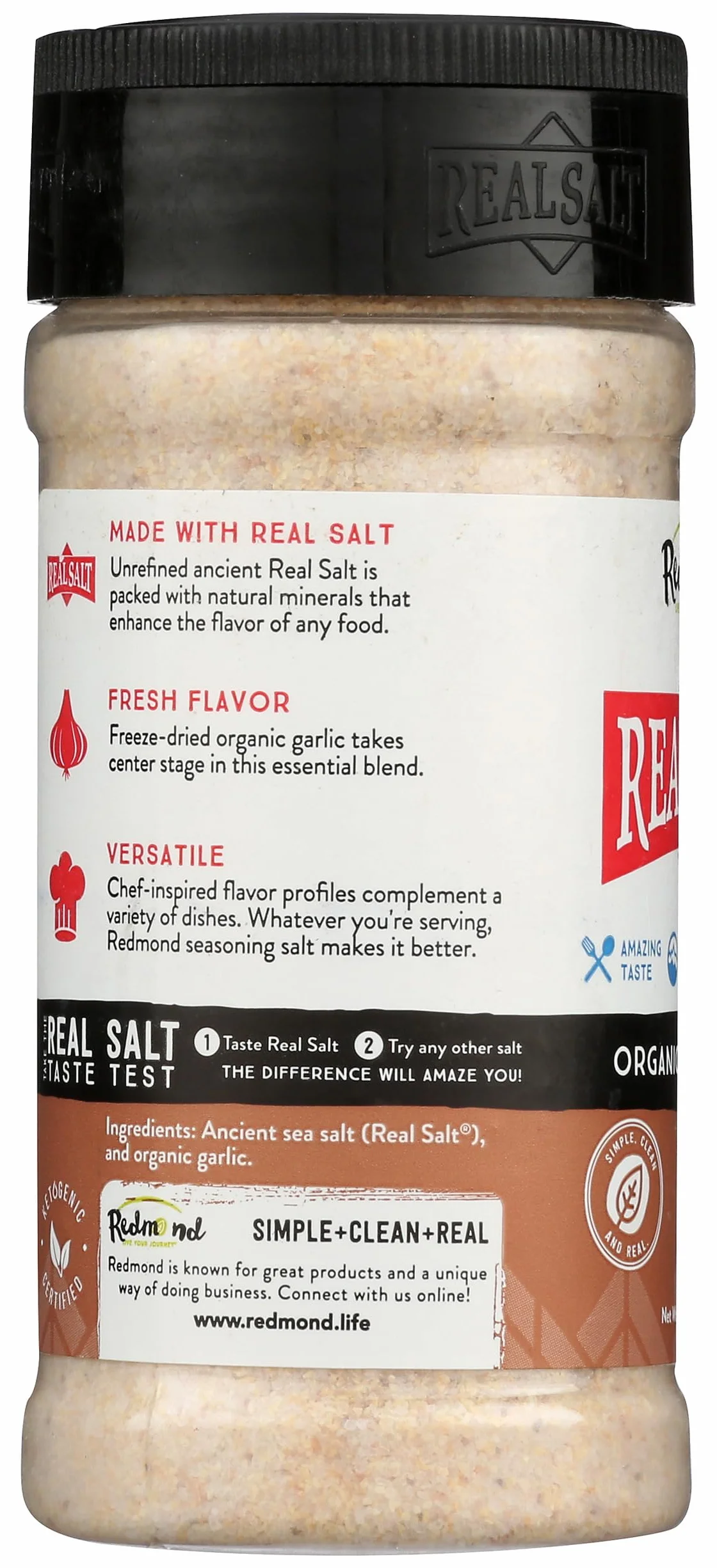 REDMOND Organic Garlic Salt 135g