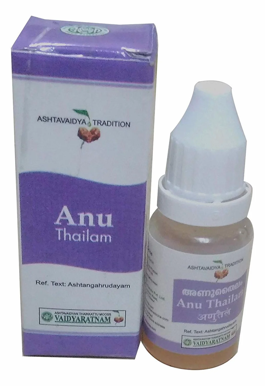 Vaidyaratnam Ayurvedic Anu Thailam 10 ml