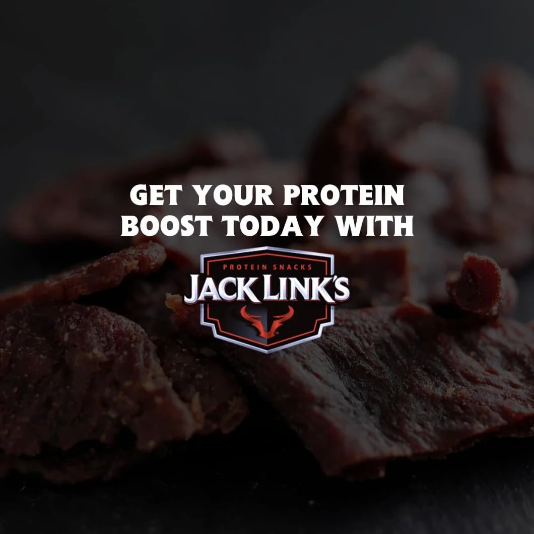 Jack Link's Original Proteinowy Baton z Wołowiny, Niskowęglowodanowe Batony Proteinowe, Baton Energetyczny, Przekąska Podczas Podróży i na Siłownię, Treningi, Wysokobiałkowa Przekąska (30 x 22.5 G)