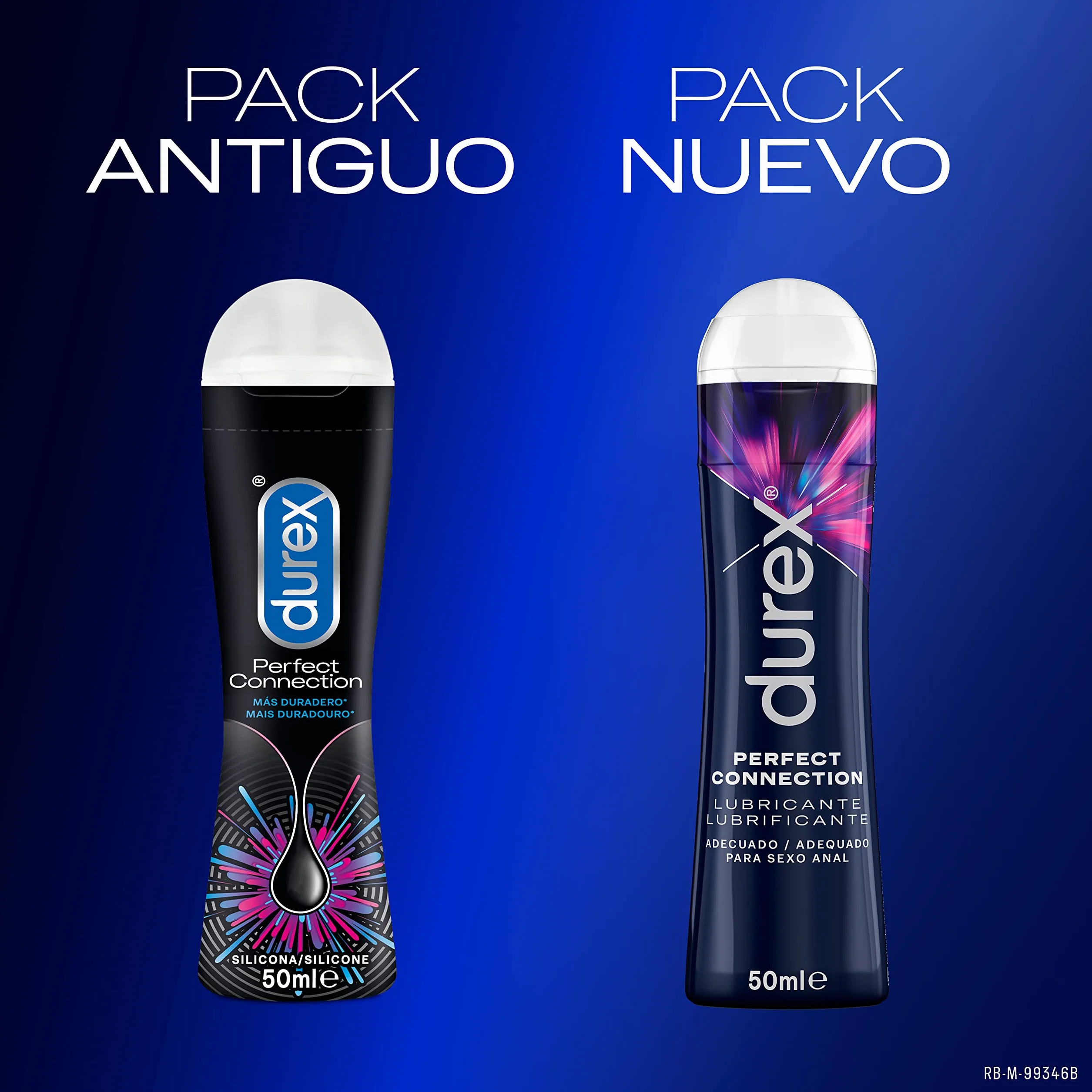 Durex, Perfect Connection Silikonowy smar bazowy, trwałe smarowanie, nadaje się również do seksu , 50 ml