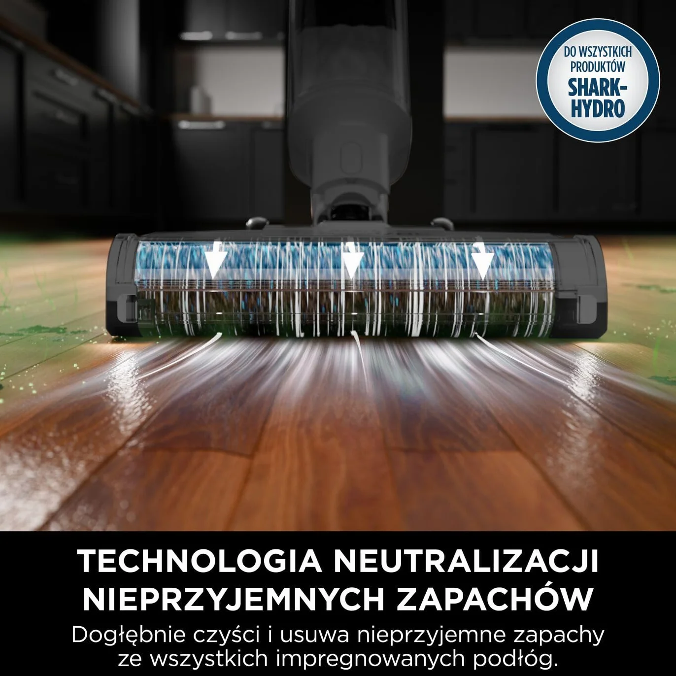 Shark Hydro Multi-Surface Cleaner Refill 1 Litre with Odour Neutraliser, Hard Floor Cleaning Solution, Compatible with Shark Hydro Hard Floor Cleaner WD210 & WD100, 4968FFJ200EU