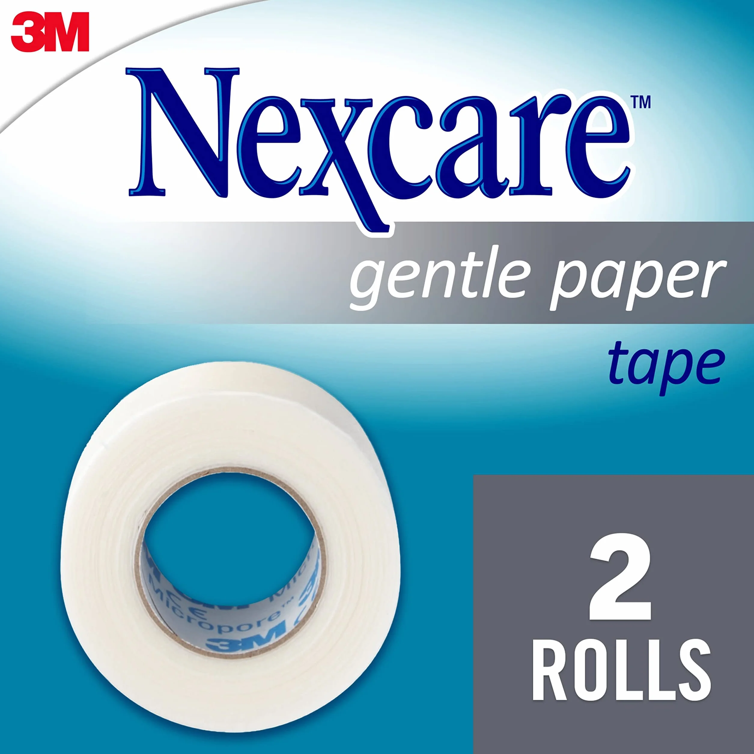 Nexcare Pierwsza pomoc 3M delikatna taśma papierowa 2 rolki