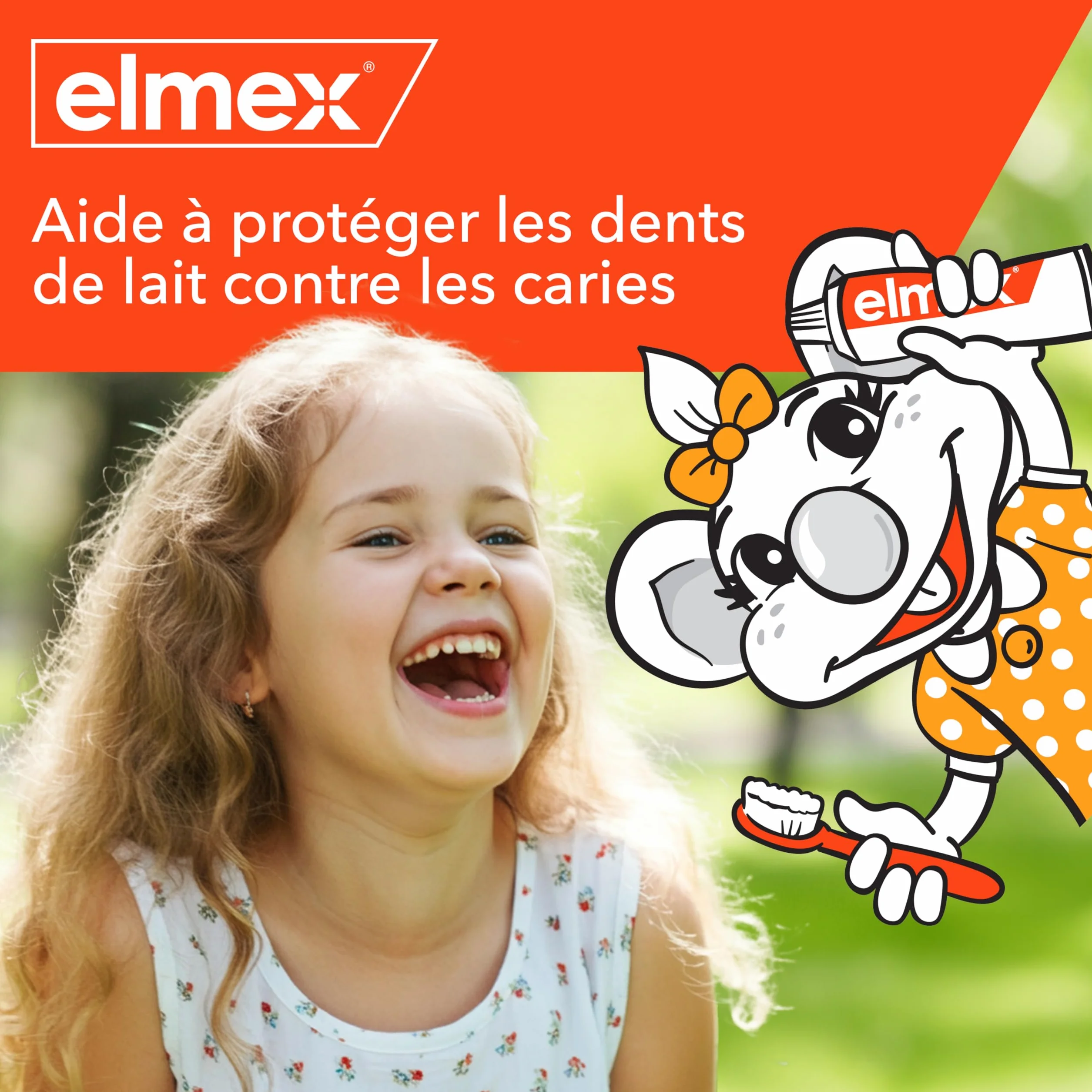 Elmex Kit Enfant Zestaw do Mycia Zębów, 2 Sztuki