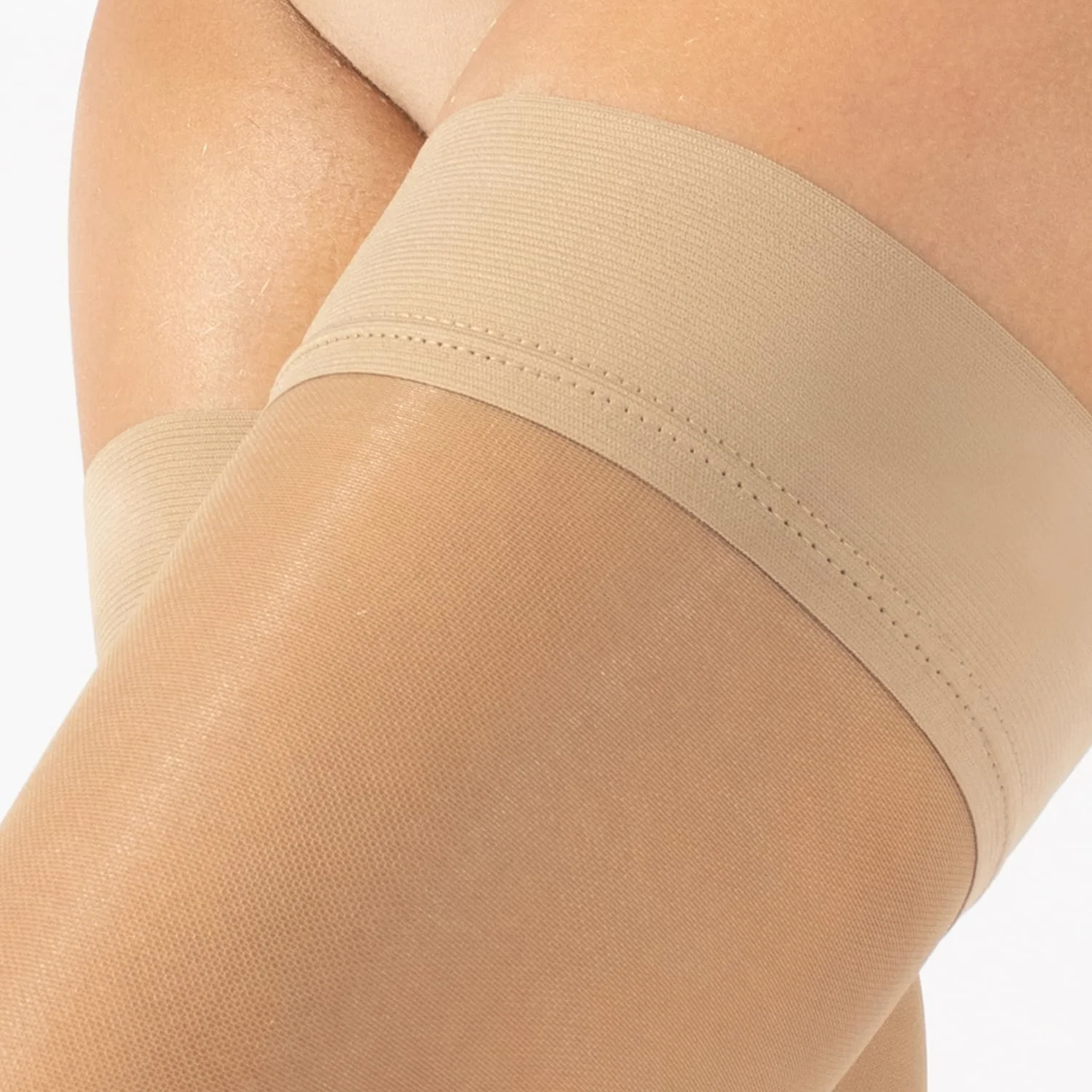 Pończochy Medyczne Kompresyjne 15-21 mmHg 140 DEN CALZITALY Czarny Naturalny S M L XL