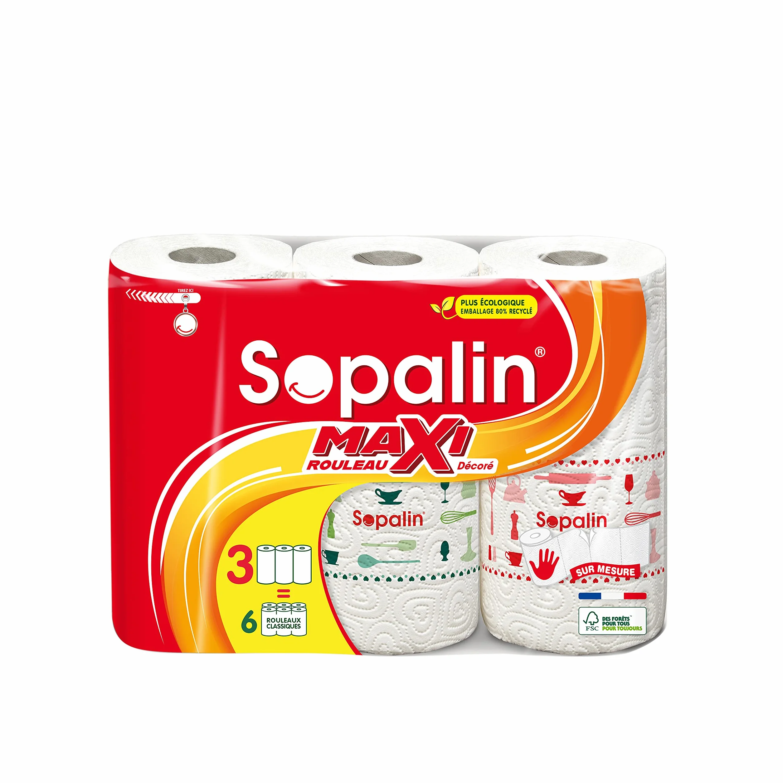 Sopalin Ręcznik Papierowy, 3 rolki