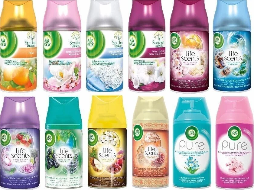 AirWick Freshmatic Max automatyczny wkład w sprayu, losowa mieszanka, 6-pak, 250 ml