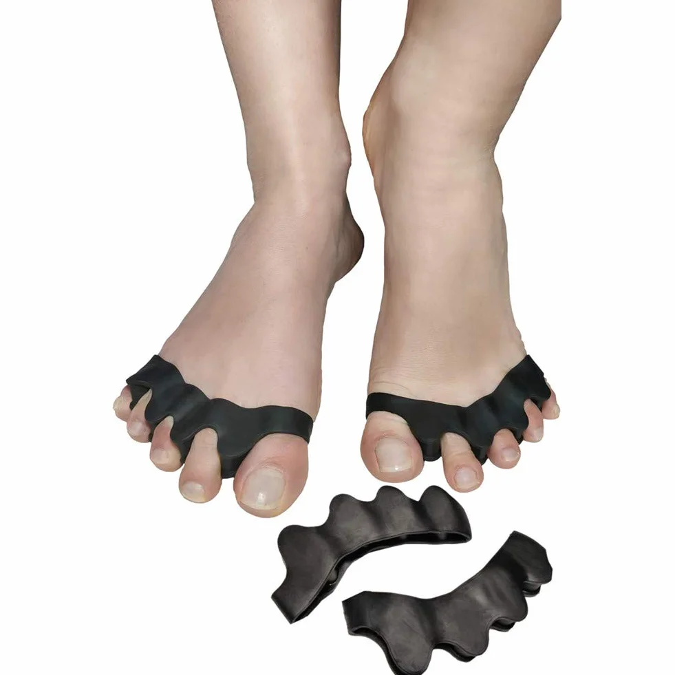 6 x separator palców hallux Valgus szyna na palce palce dla kobiet i mężczyzn - ochrona balowa bandaż również do butów - korekta młotka wyściółka na piłkę nożną I na nogę