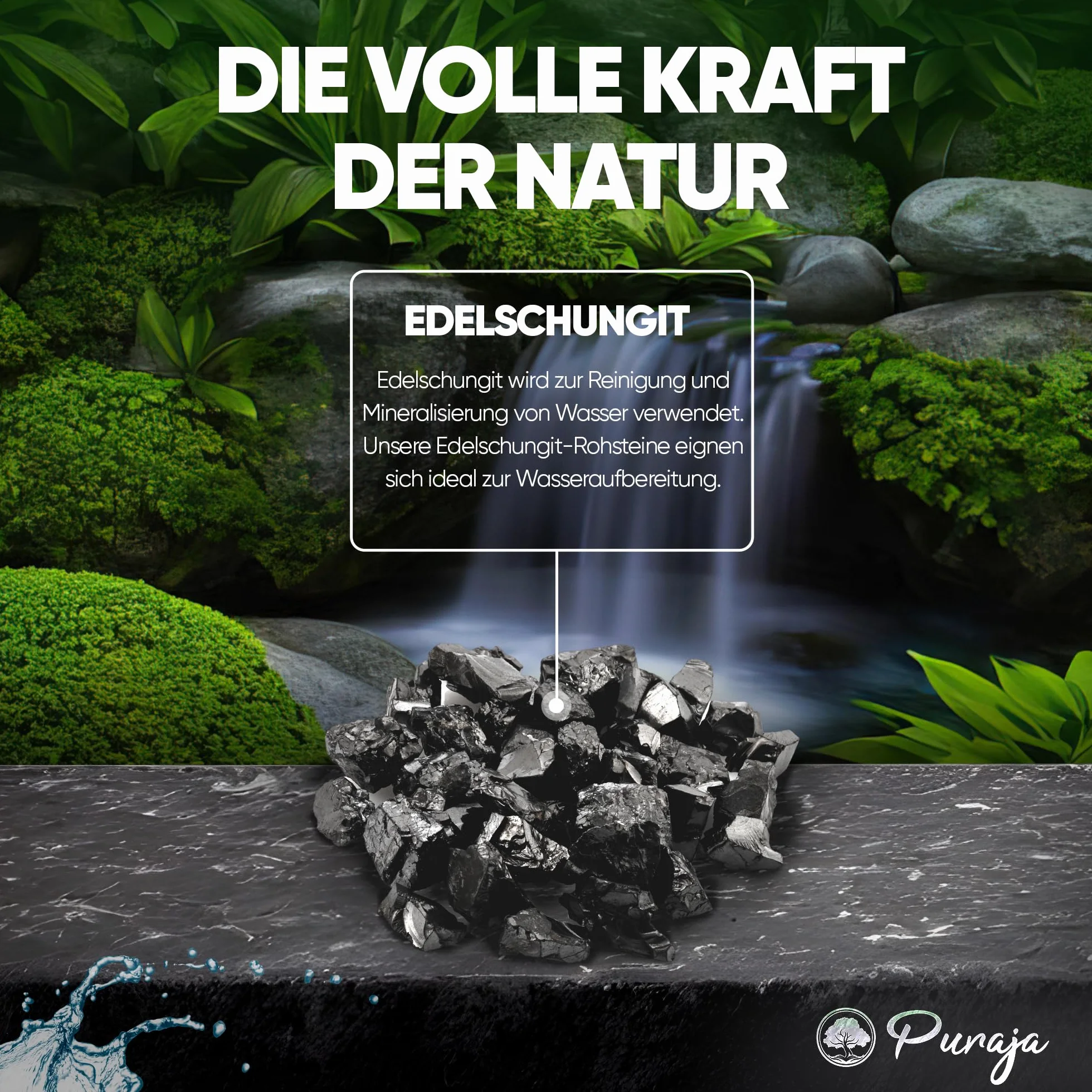 Elite Szungit Kamienie do Uzdatniania Wody Pitnej - 100% Naturalne z Karelii