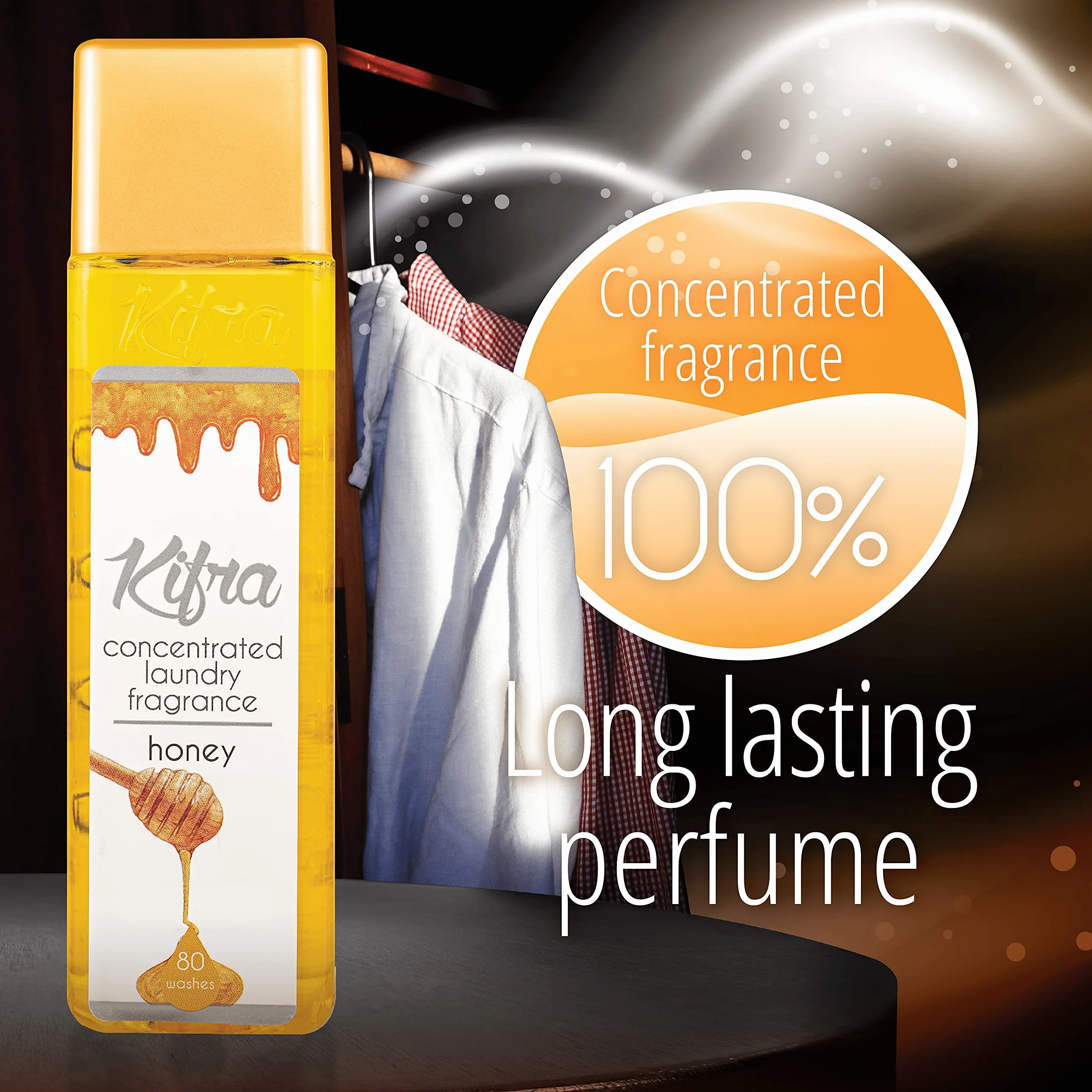 KIFRA Honey Skoncentrowany zapach do prania 200ml 80 cykli
