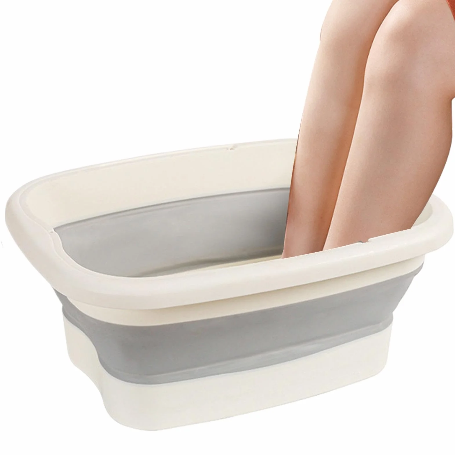 Wanna do namaczania stóp, sk?adana umywalka do masa?u stóp, przeno? wanna do stóp i wanna spa, wanna do p?ukania stóp dla kobiet, m??czyzn, dzieci, seniorów, wygodna umywalka do k?pieli stóp dla