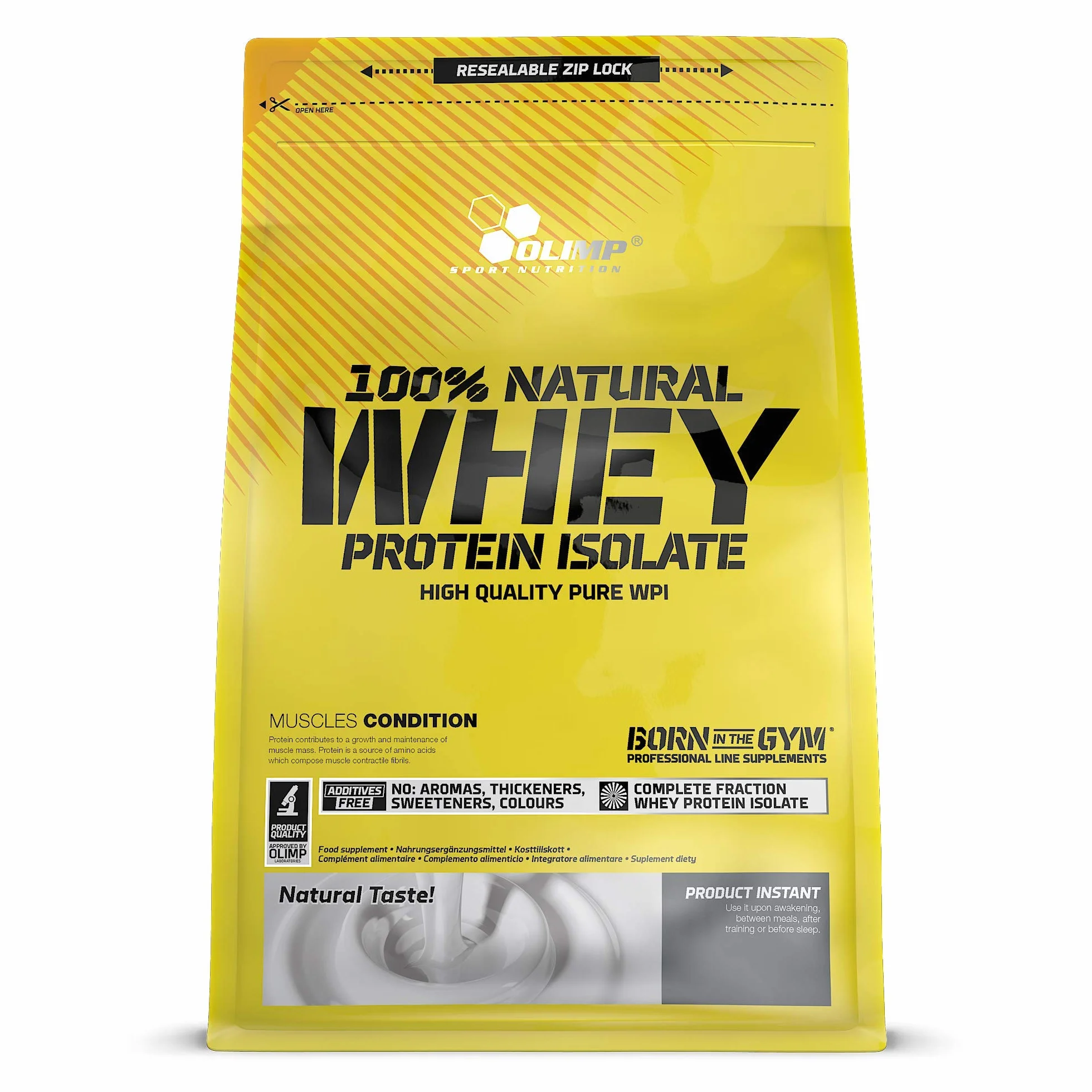 Olimp Sport Nutrition 100% Natural Whey Protein Isolate, 600 g 600 g
