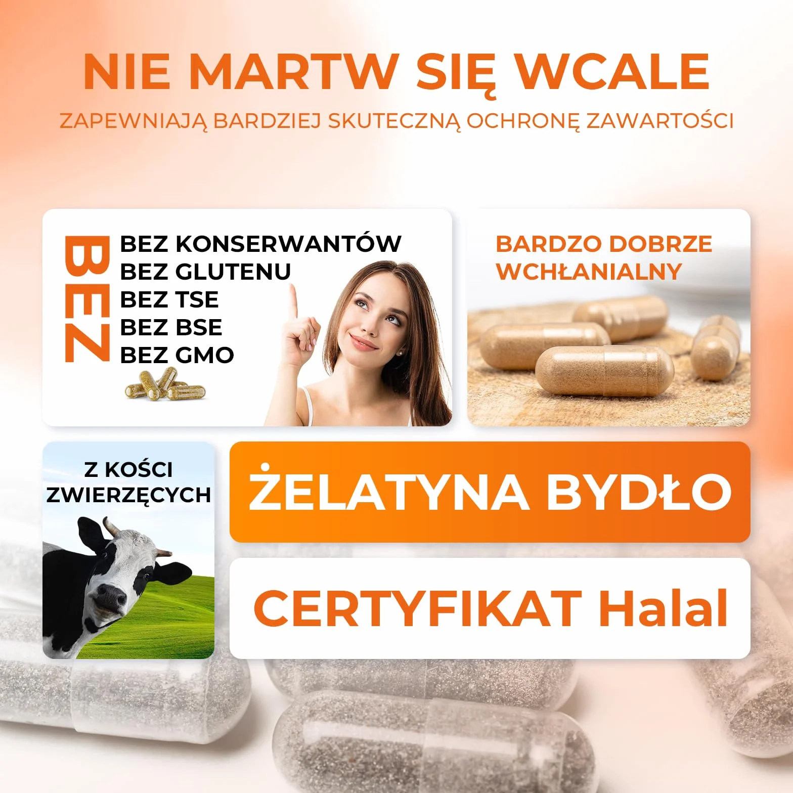 Angtai JN rozmiar 0 100 sztuk żelatynowe puste kapsułki, z 2 łyżki, bezbarwne i bezwonne, łatwe do połknięcia przezroczyste puste kapsułki, łatwe do przygotowania w domu, pojemność 408-816mg