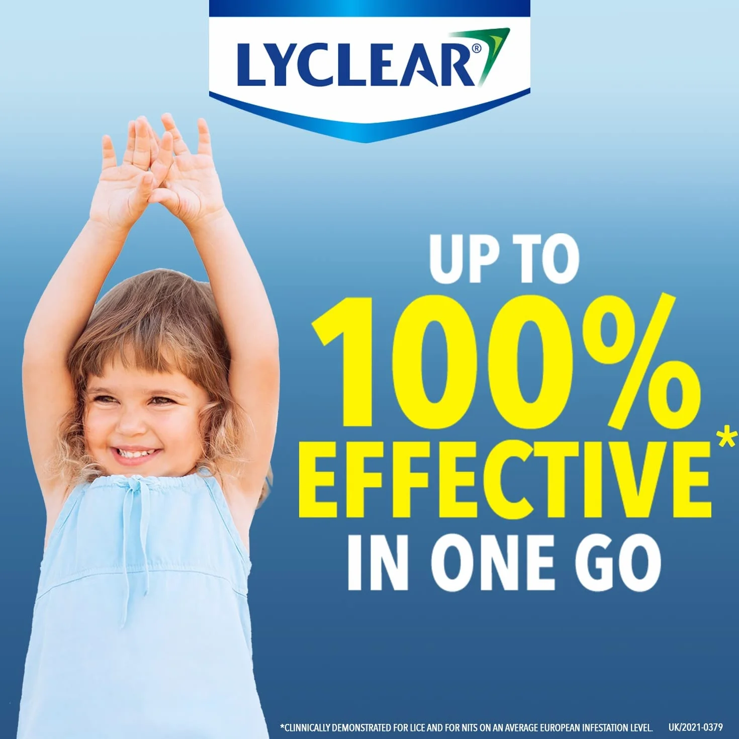 Lyclear Original Shampoo Head Lice Treatment + grzebień na wszy, zabija wszy i myje włosy, skuteczny w ciągu zaledwie 15 minut, format szamponu 200 ml i grzebień do nitów