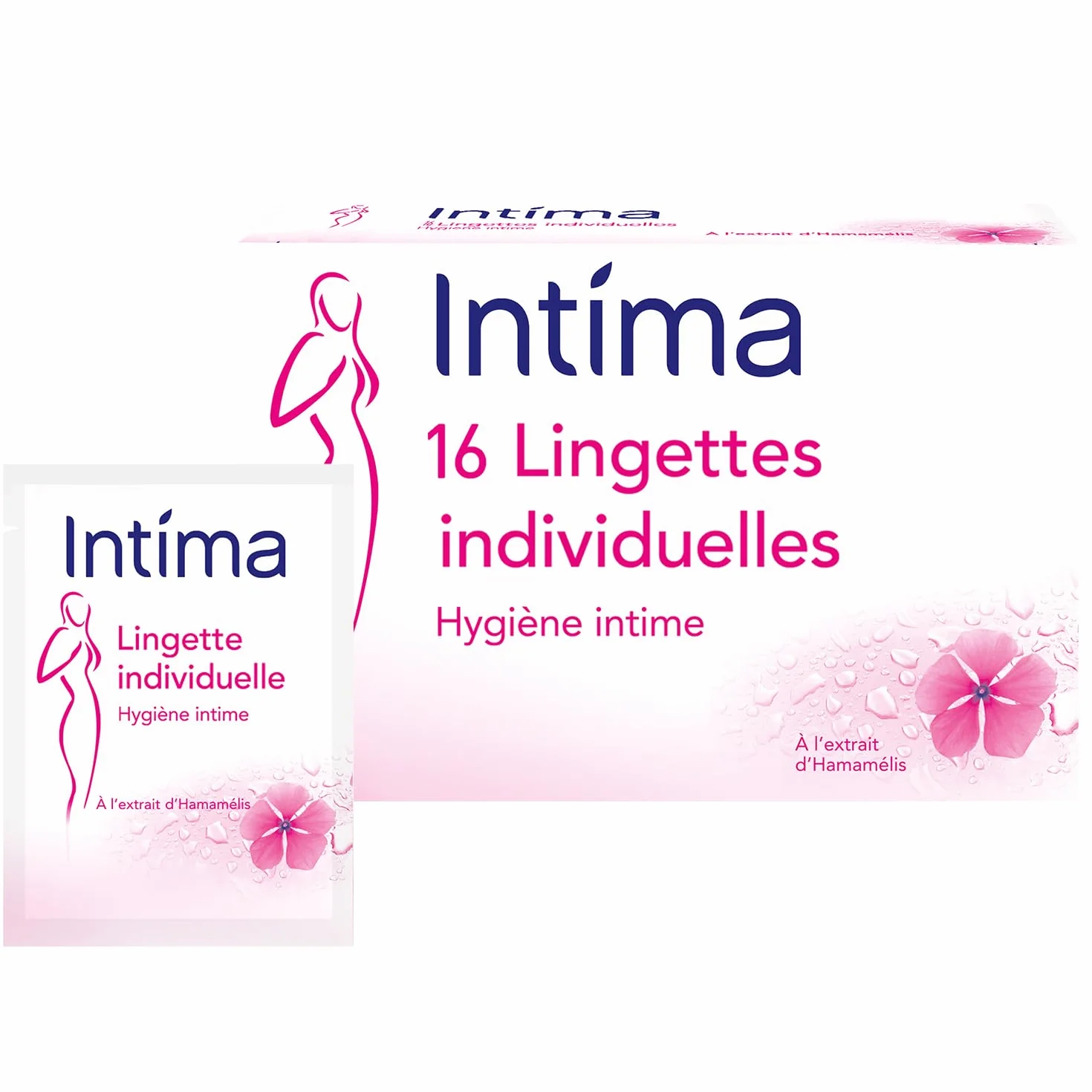 Intima Chusteczki Hamamelis - 2 opakowania po 16 chusteczek