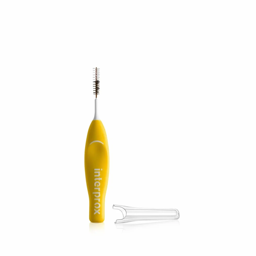 Interprox 4G szczoteczki interdentalne żółte mini 6 sztuk w opakowaniu