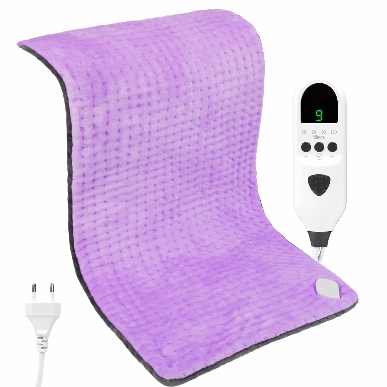 Poduszka grzewcza Crystal Ultra Soft polar, 9 poziomów temperatury, prezent urodzinowy i bożonarodzeniowy, można prać w pralce