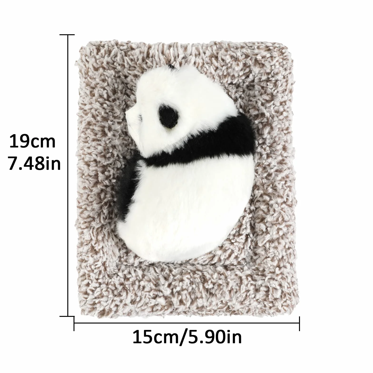 Naturalny węgiel bambusowy, śpiąca panda, worek do oczyszczania powietrza z węgla bambusowego, usuwa zapachy, naturalny worek do czyszczenia świeżego powietrza, do domu, samochodu, zwierząt domowych, łazienki, piwnicy, kolor szary